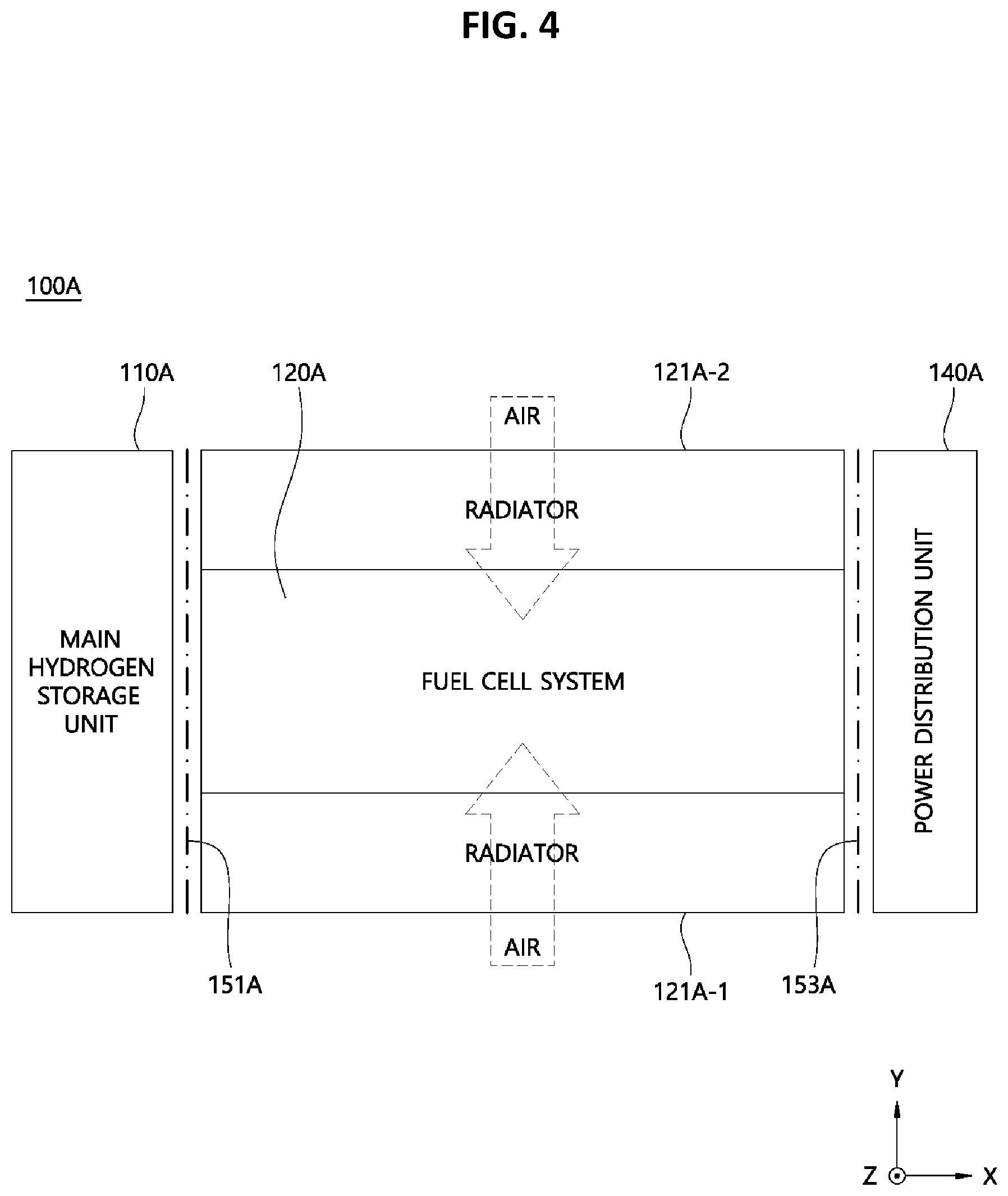Patent US12315970 Figure 4 – Fuel cell power generation system