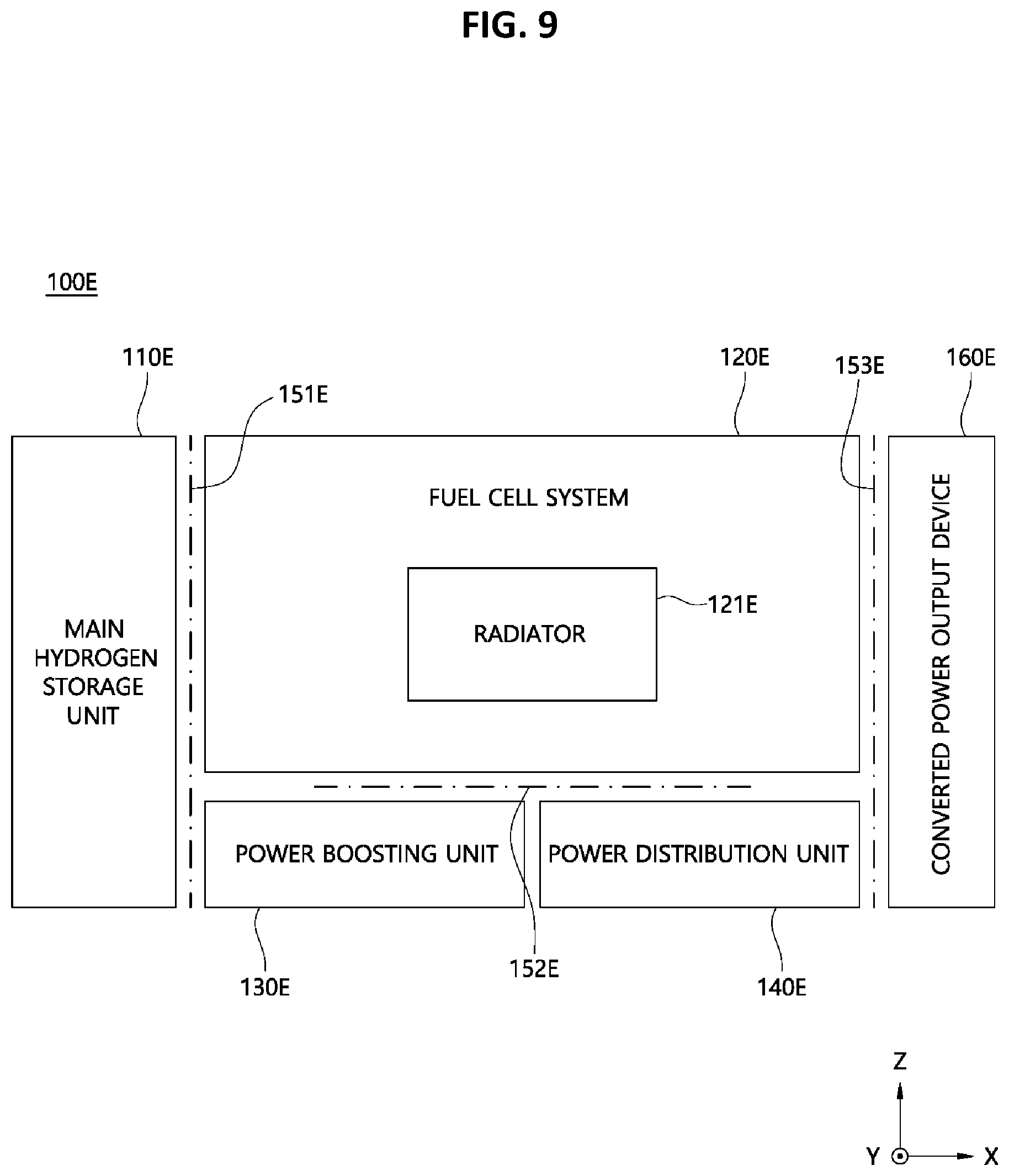 Patent US12315970 Figure 9 – Fuel cell power generation system