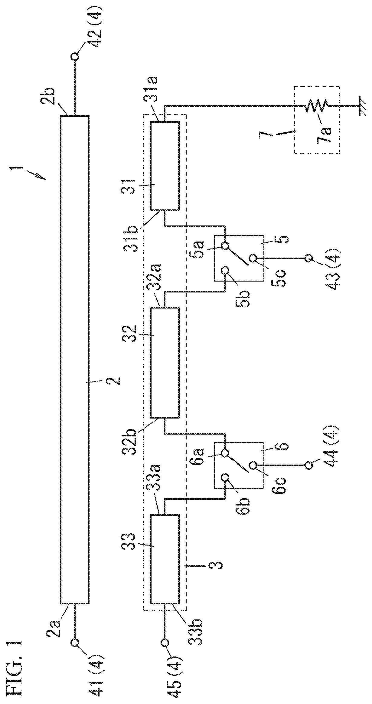 Patent US12315982 — Directional coupler, high-frequency module, and communication device — Figure 1