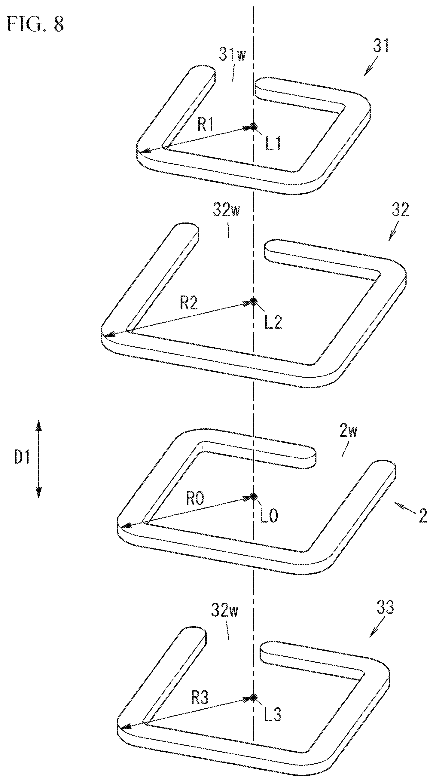 Patent US12315982 Figure 8 – Directional coupler, high-frequency module, and communication device