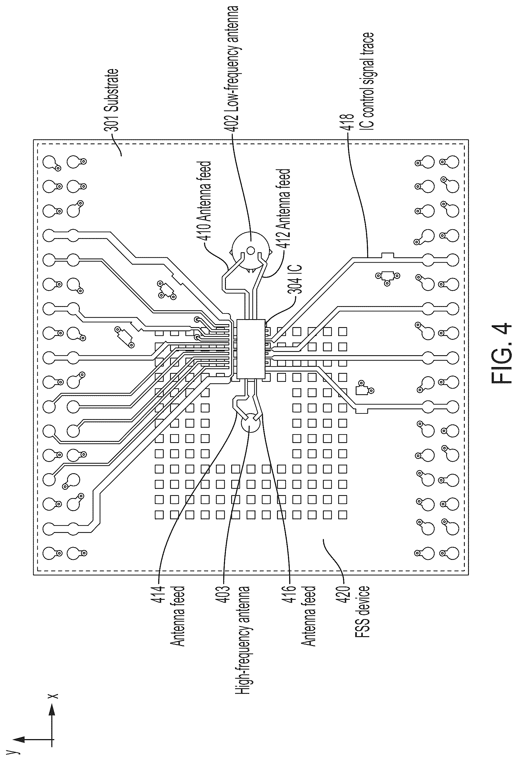 Patent US12315985 Figure 5 – Antennas for radio-frequency localization