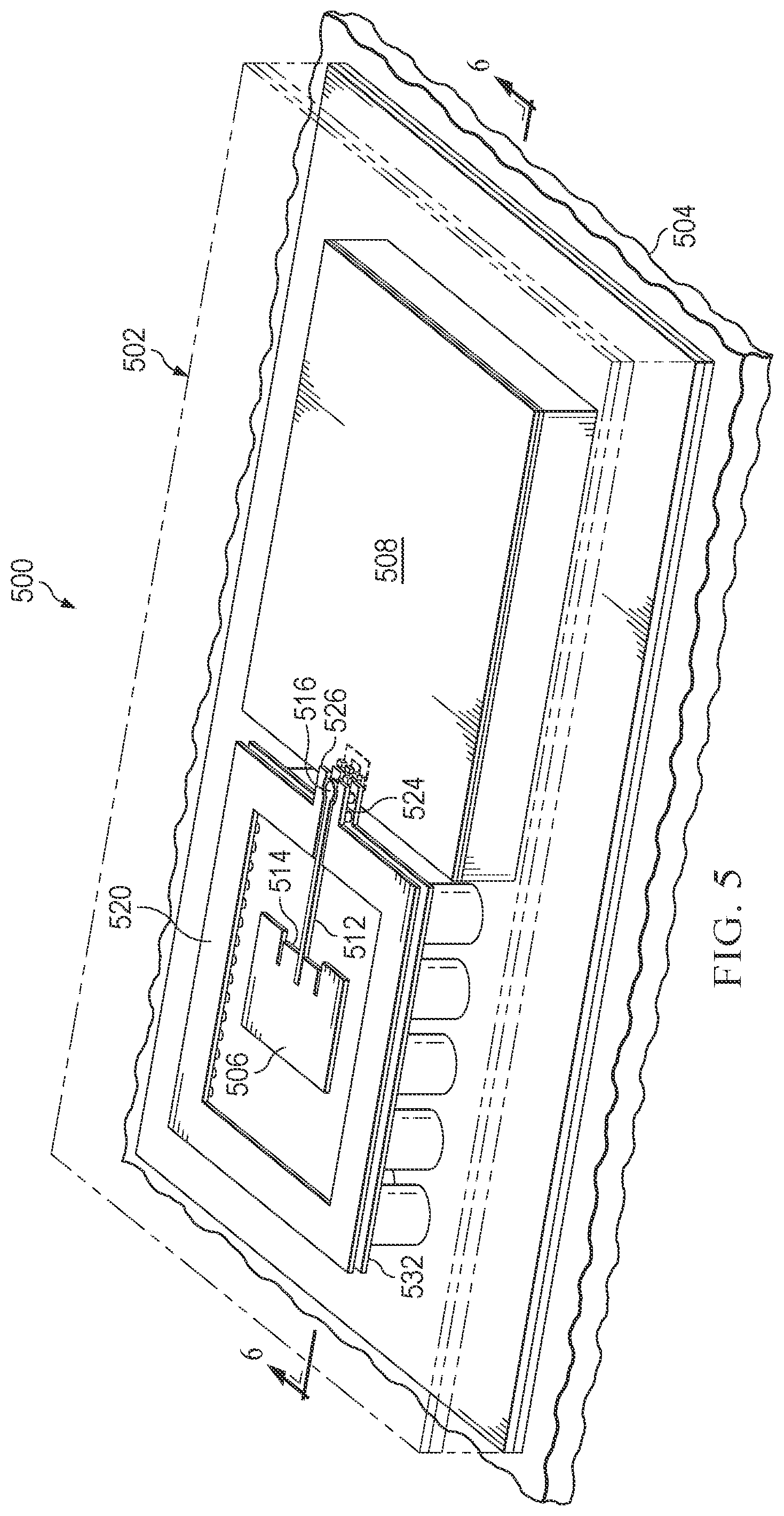 Patent US12315987 Figure 6 – Antenna-on-package system
