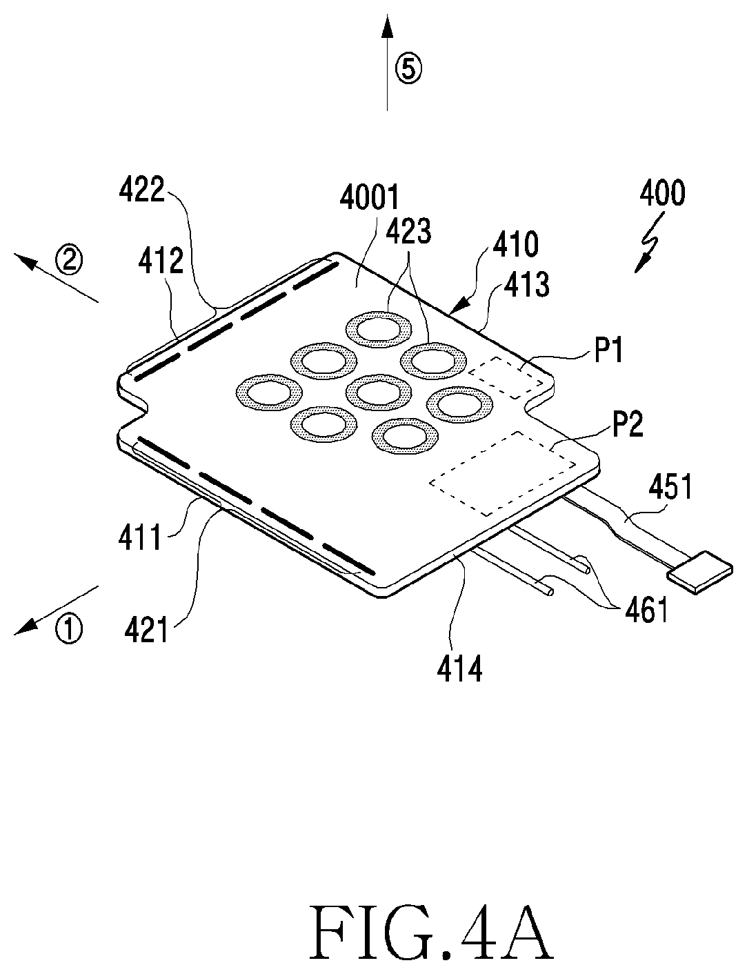 Patent US12315988 Figure 5 – Arrangement structure for communication device and electronic device including the same