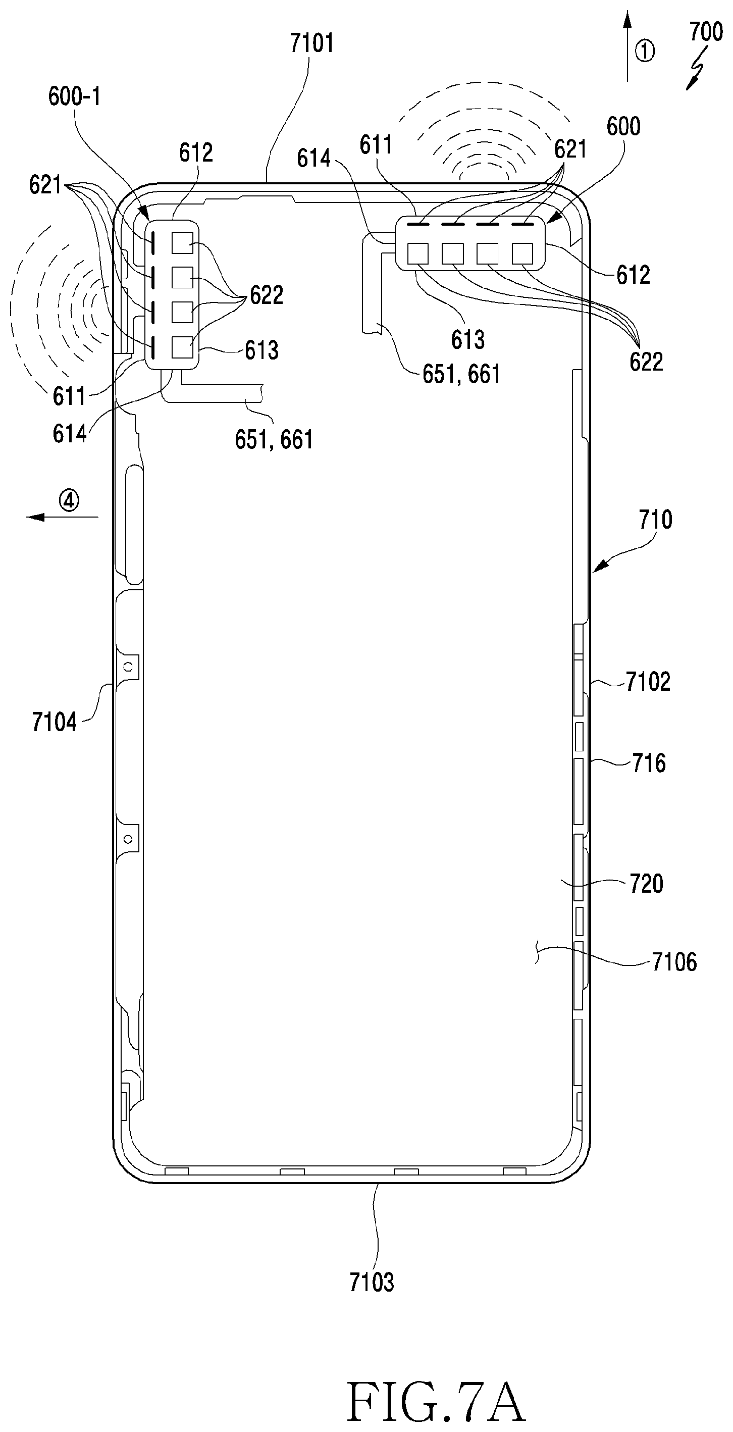 Patent US12315988 Figure 10 – Arrangement structure for communication device and electronic device including the same