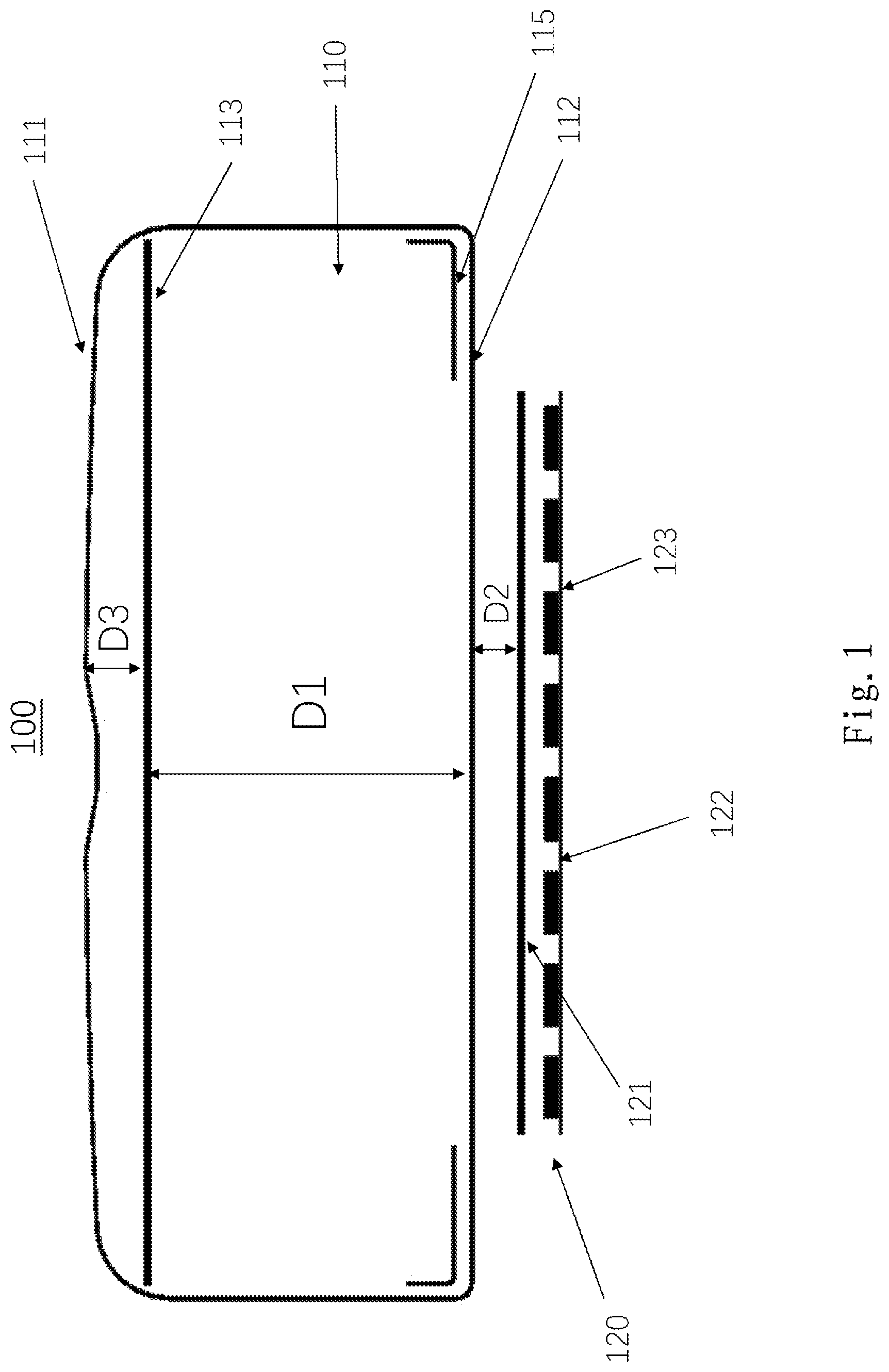 Patent US12315989 Figure 1 – Integrated base station antenna