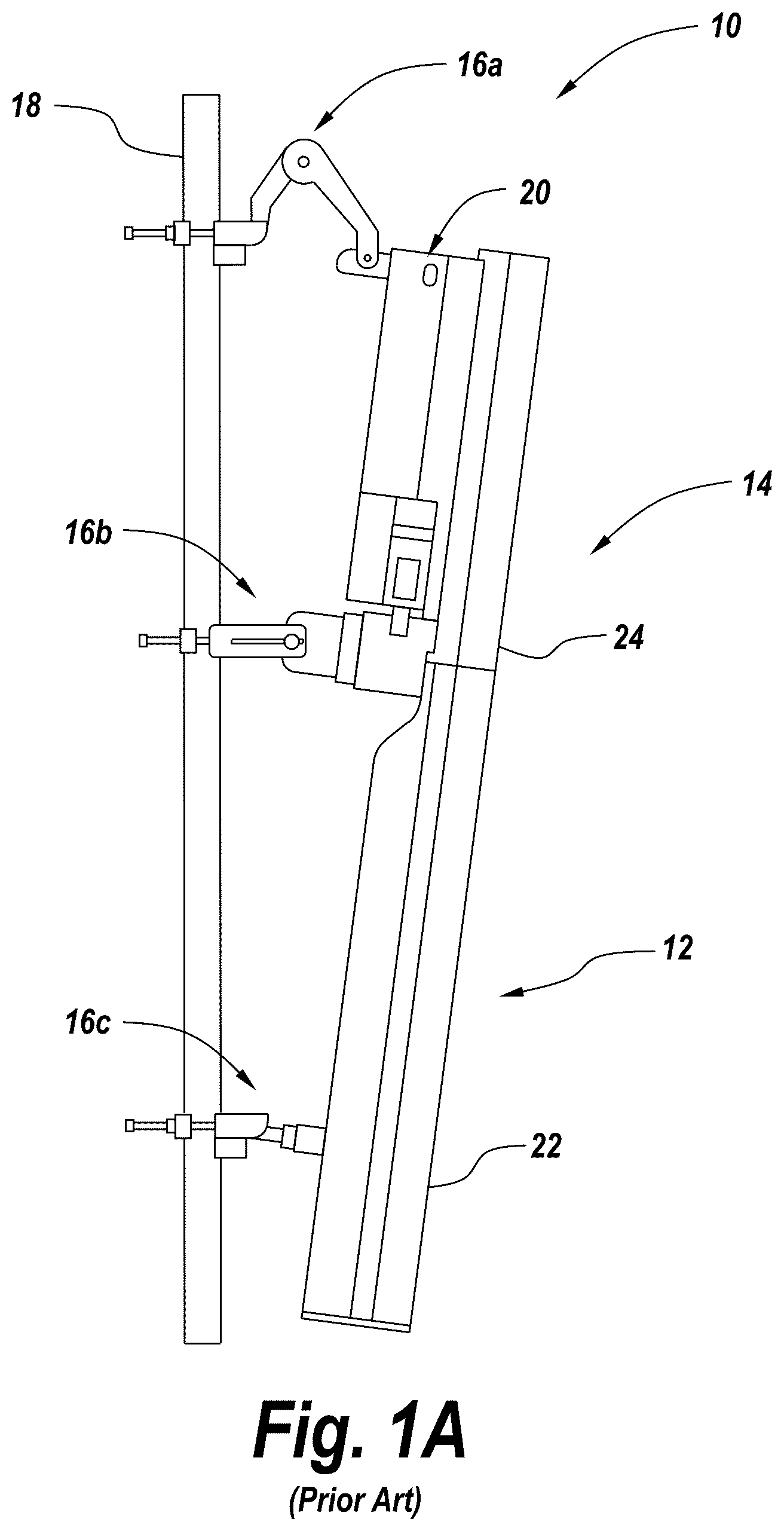 Patent US12315990 Figure 1 – Base station antenna with high performance active antenna system (AAS) integrated therein