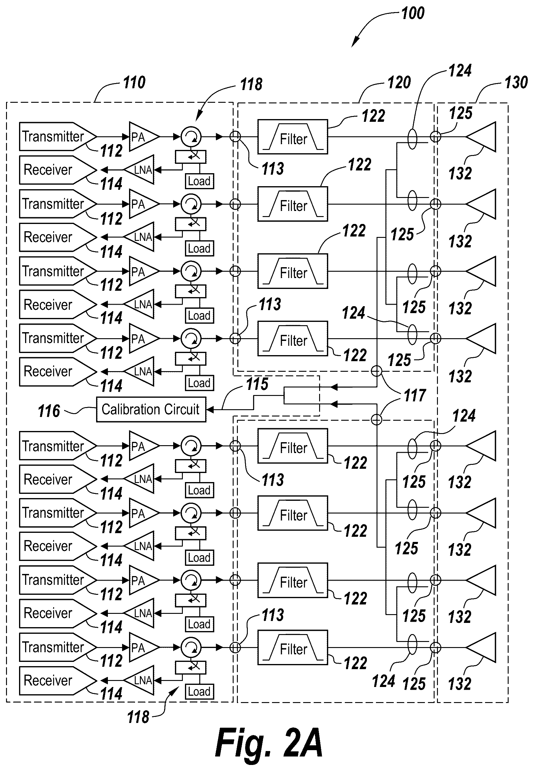 Patent US12315990 Figure 4 – Base station antenna with high performance active antenna system (AAS) integrated therein