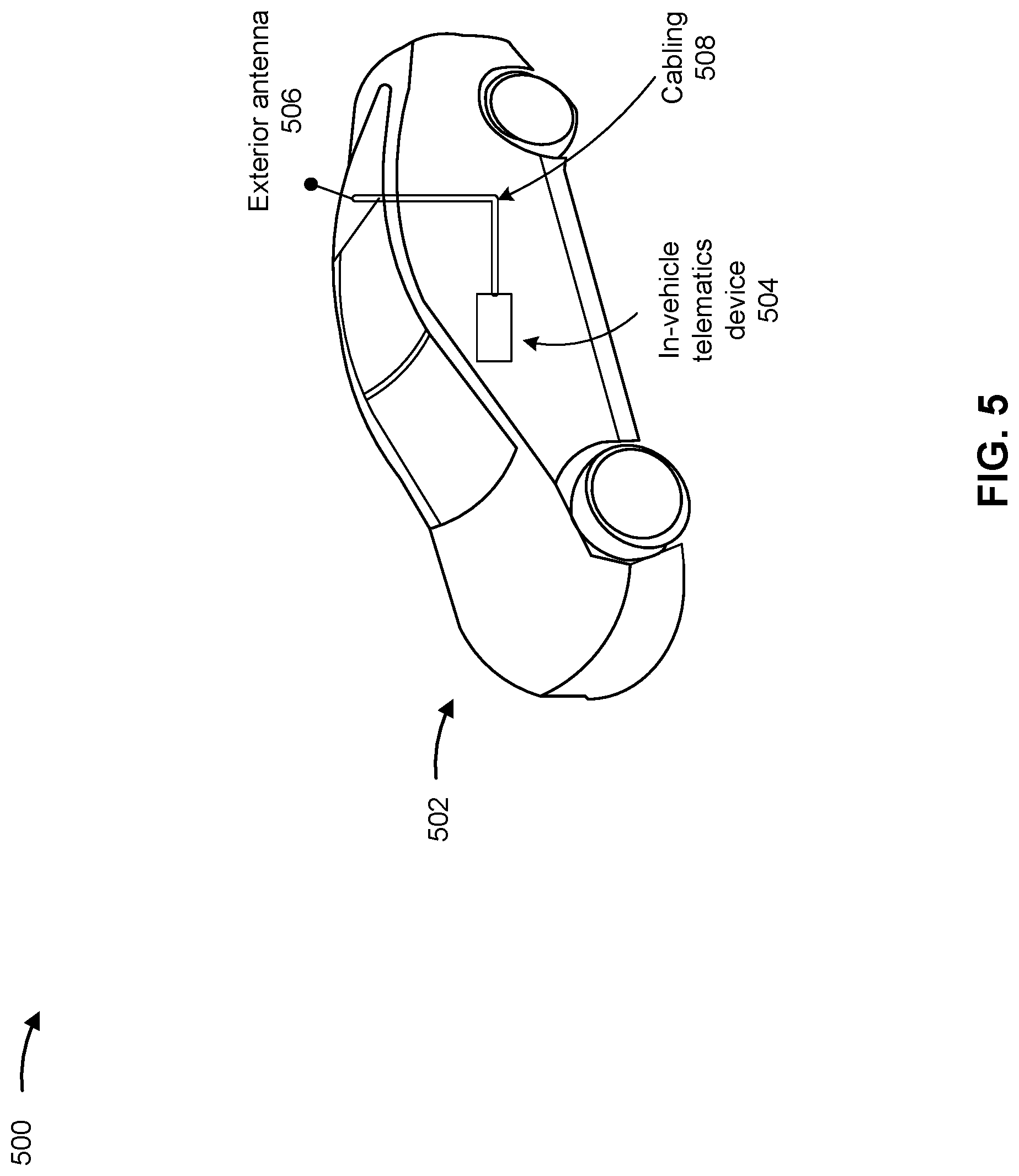 Patent US12315991 Figure 5 – Metasurface enabled in-vehicle link enhancement