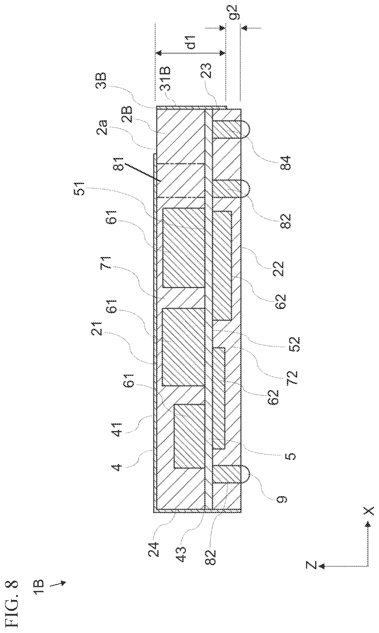 Patent US12315994 Figure 8 – Antenna module