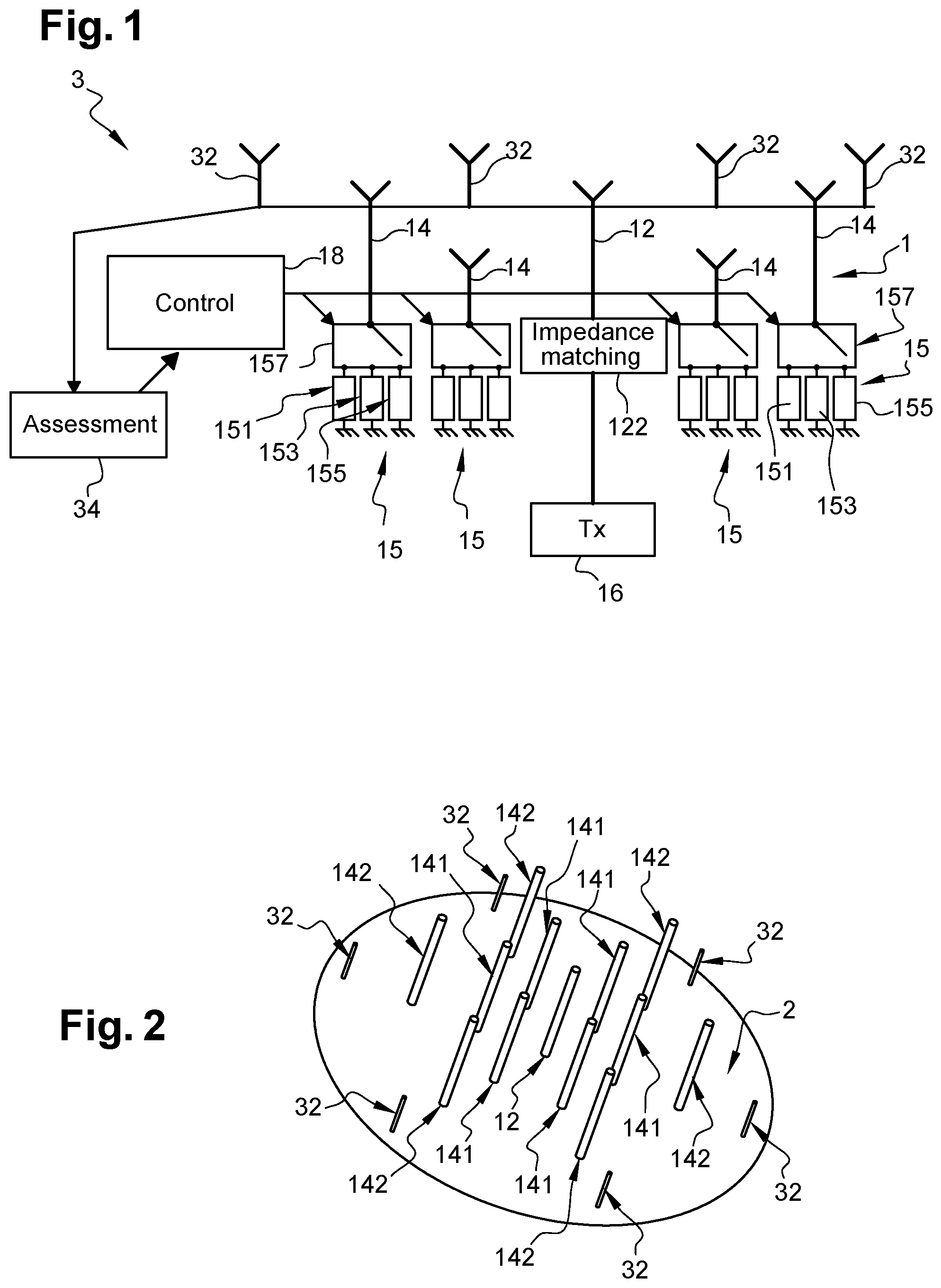 Patent US12315997 Figure 1 – Controlled-radiation antenna system