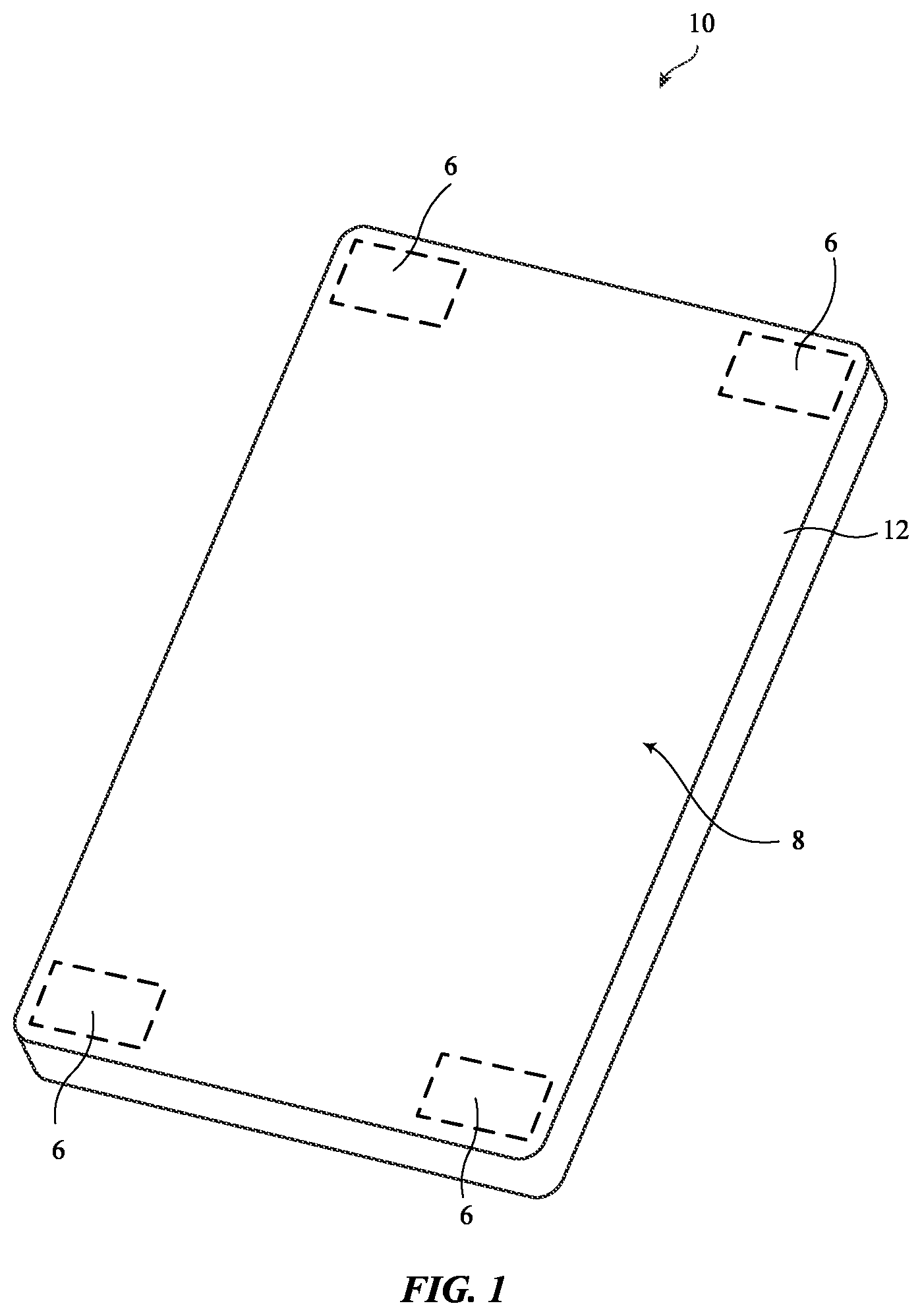 Patent US12315998 Figure 1 – Electronic devices having multilayer millimeter wave antennas