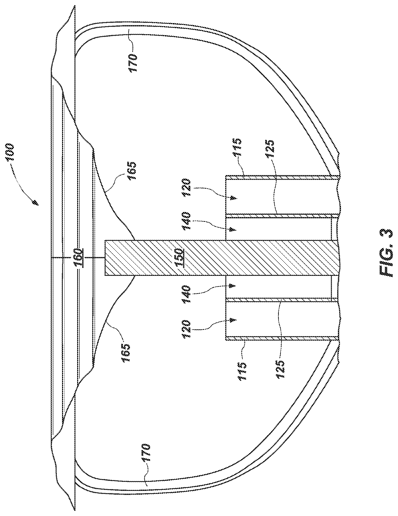 Patent US12316003 Figure 3 – Dual-band integrated printed antenna feed