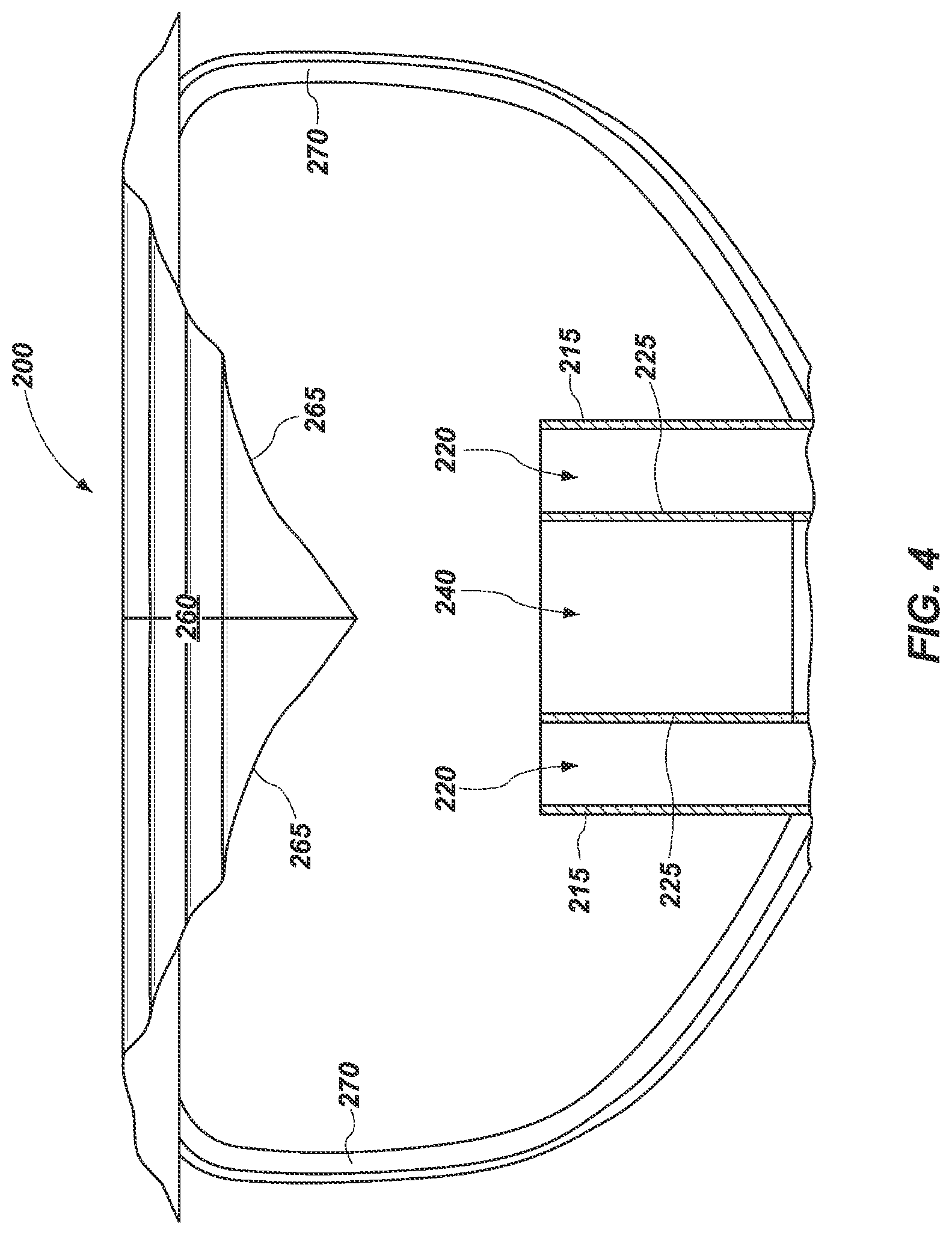Patent US12316003 Figure 4 – Dual-band integrated printed antenna feed