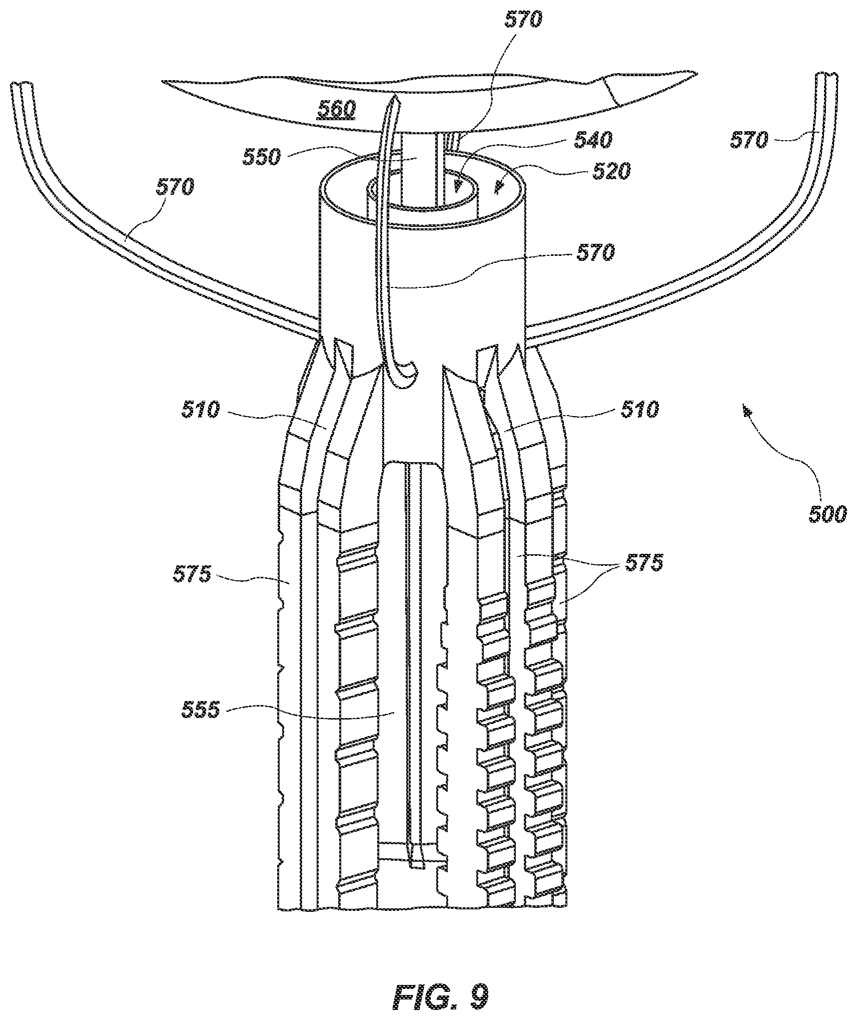 Patent US12316003 Figure 9 – Dual-band integrated printed antenna feed