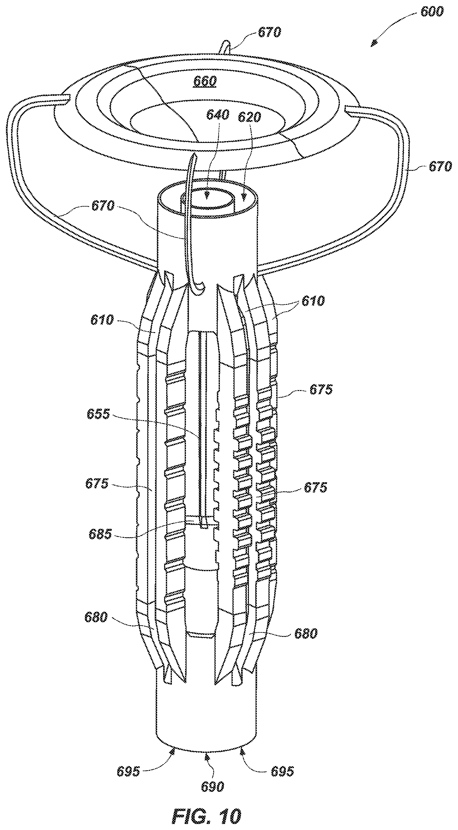 Patent US12316003 Figure 10 – Dual-band integrated printed antenna feed