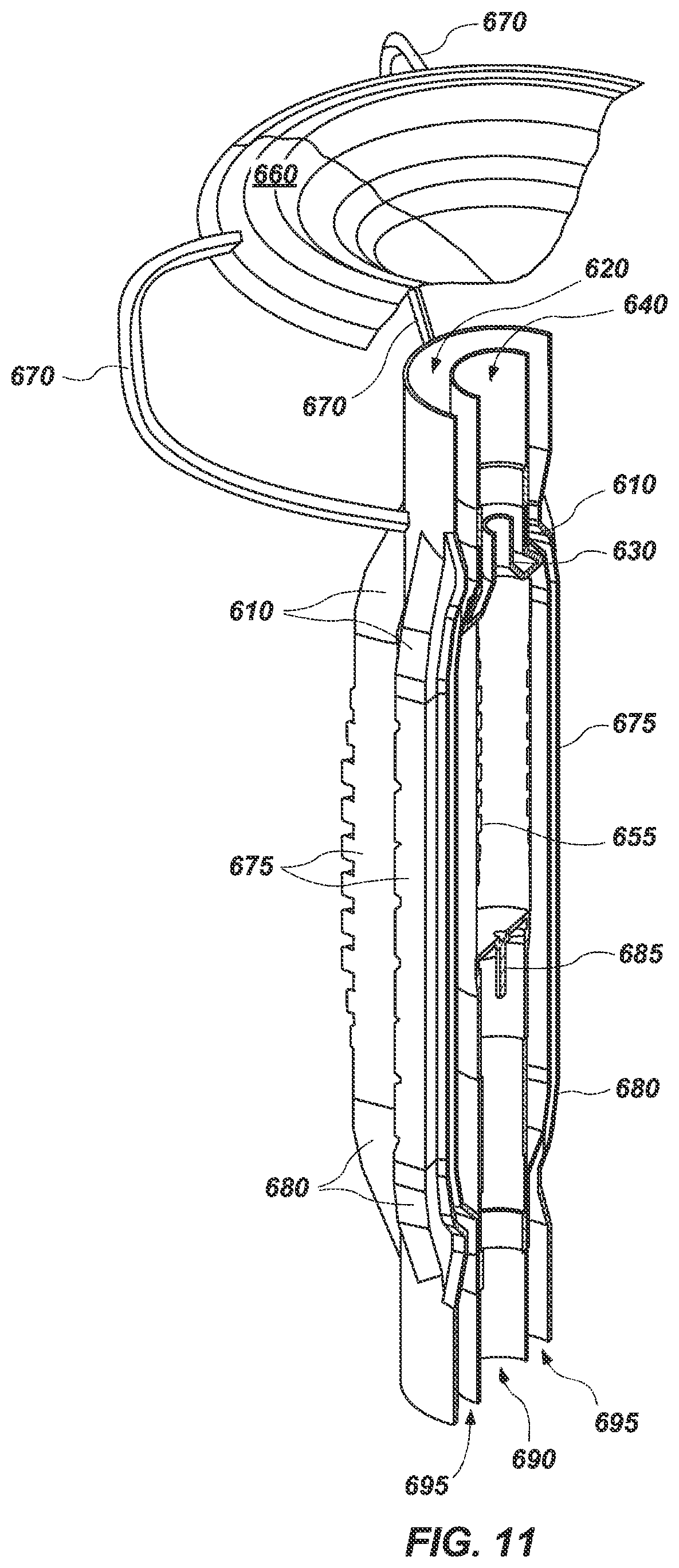 Patent US12316003 Figure 11 – Dual-band integrated printed antenna feed