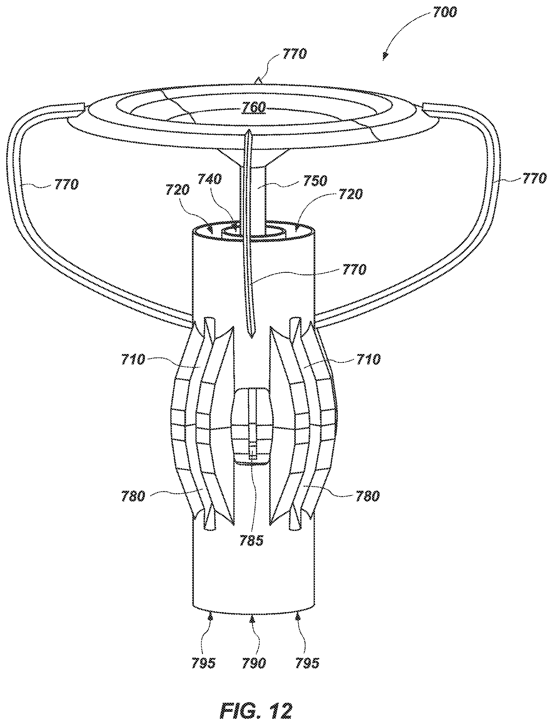 Patent US12316003 Figure 12 – Dual-band integrated printed antenna feed