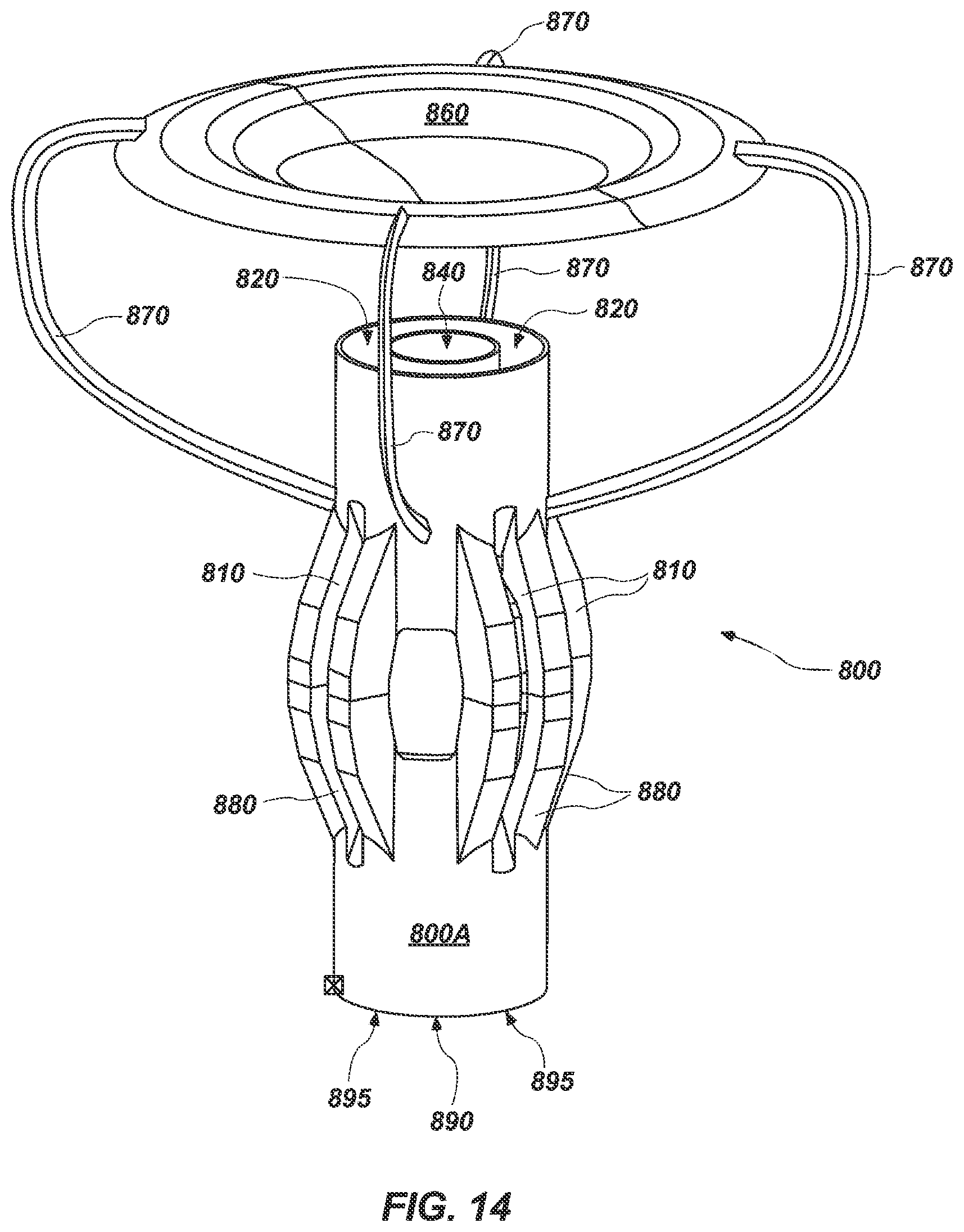 Patent US12316003 Figure 14 – Dual-band integrated printed antenna feed