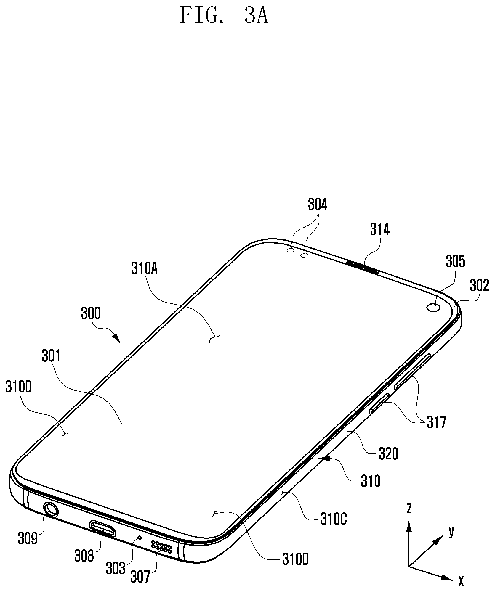 Patent US12316006 Figure 3 – Antenna and electronic device including the same
