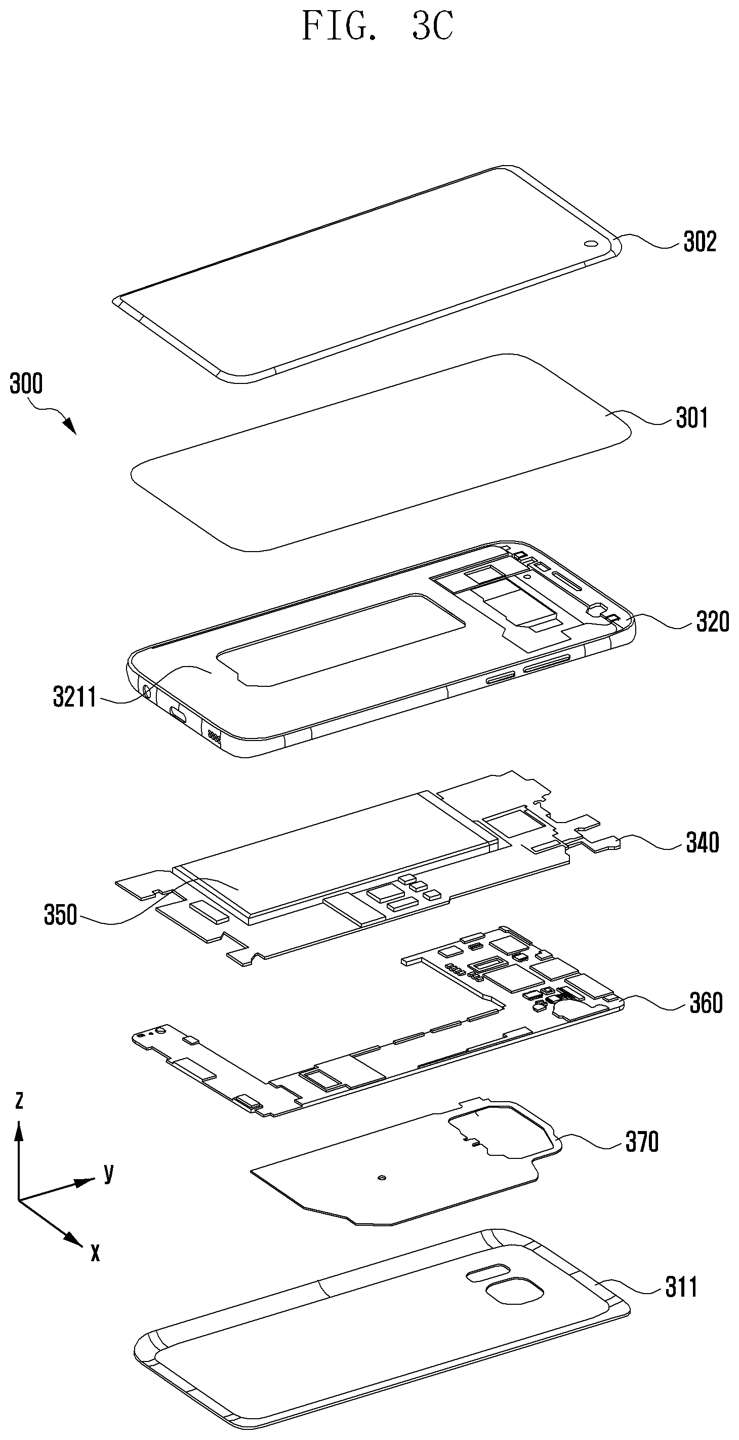 Patent US12316006 Figure 5 – Antenna and electronic device including the same