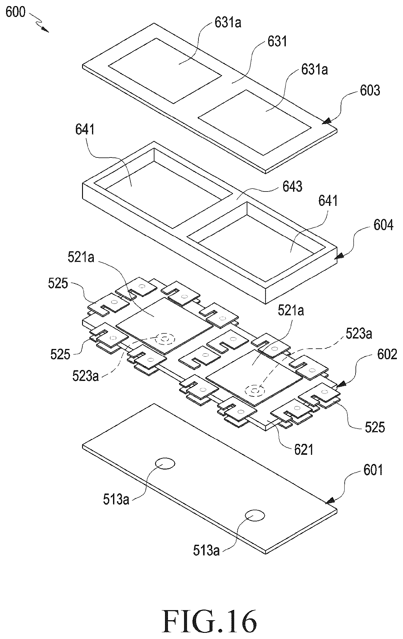 Patent US12316008 Figure 11 – Antenna device and electronic device including the same