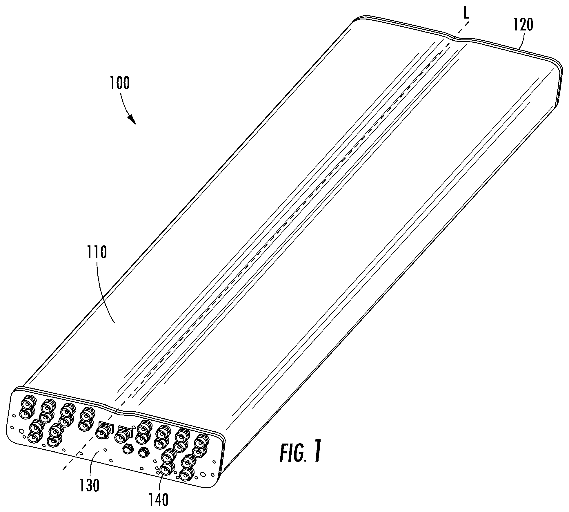 Patent US12316009 Figure 1 – Reconfigurable multi-band base station antennas having self-contained sub-modules