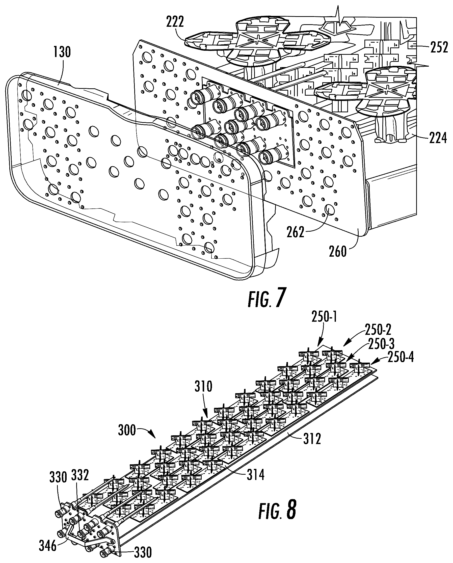 Patent US12316009 Figure 5 – Reconfigurable multi-band base station antennas having self-contained sub-modules