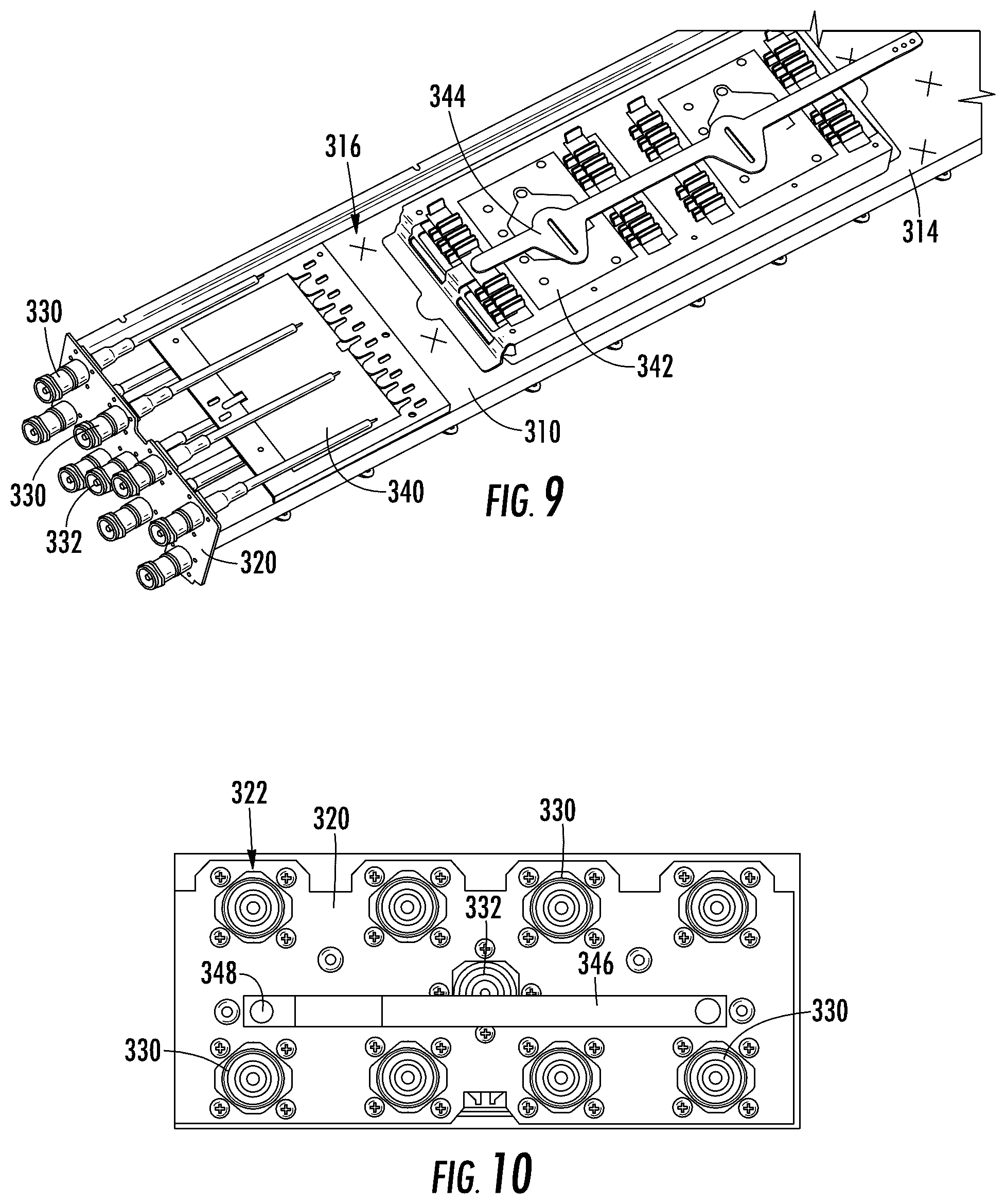 Patent US12316009 Figure 6 – Reconfigurable multi-band base station antennas having self-contained sub-modules