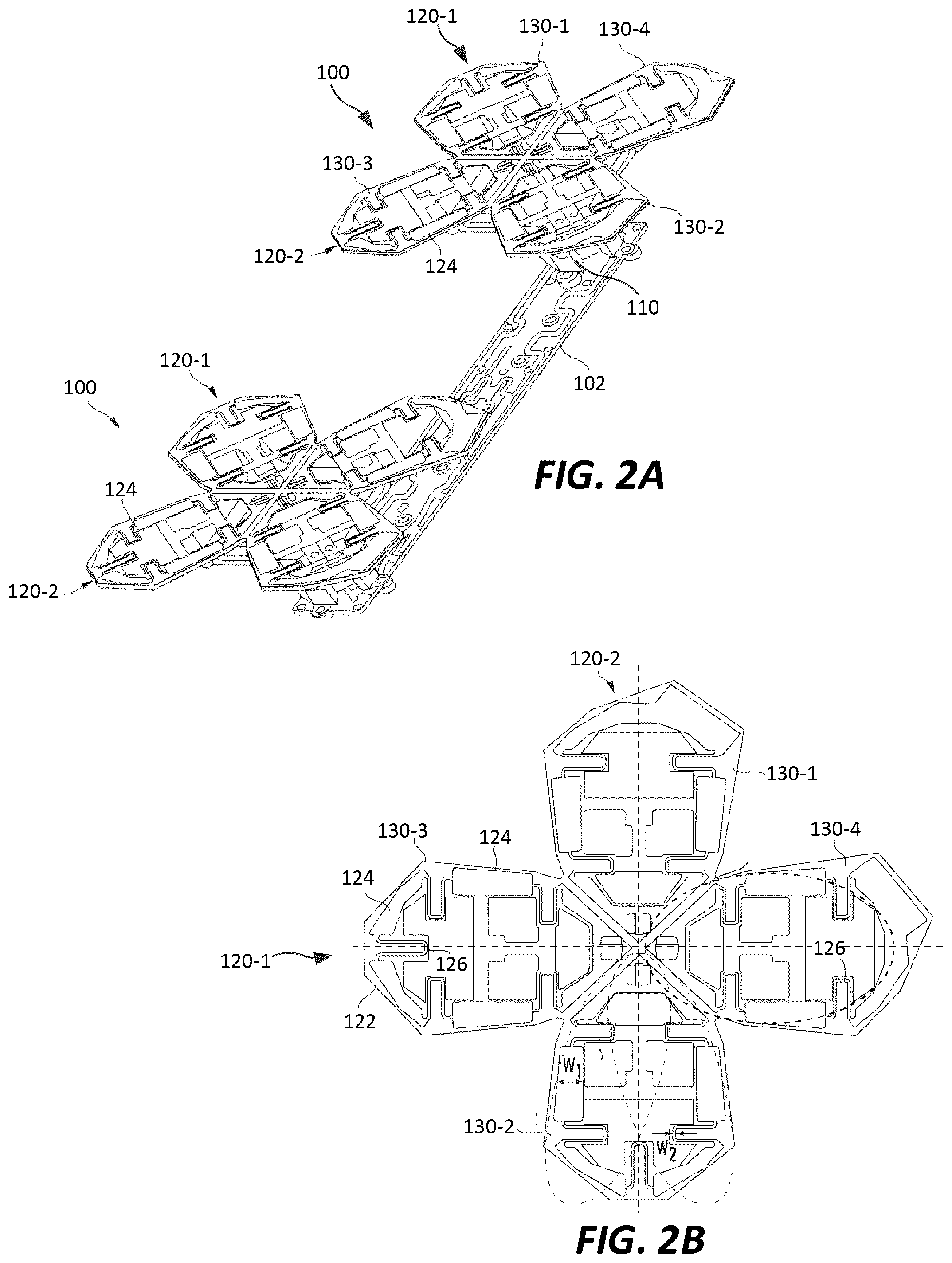 Patent US12316011 Figure 2 – Cloaked radiating elements having asymmetric dipole radiators and multiband base station antennas including such radiating elements