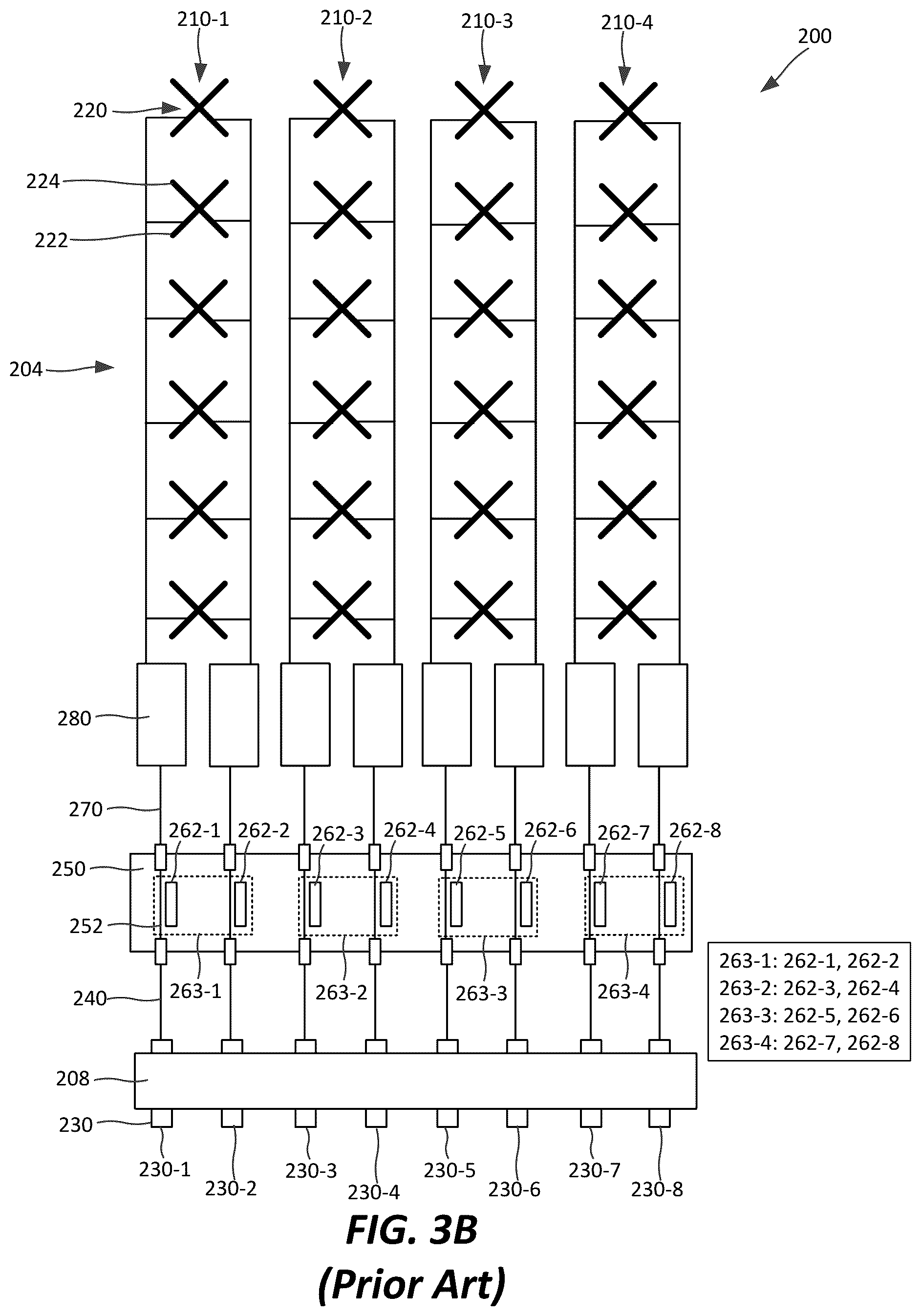 Patent US12316012 Figure 3 – Base station antennas having calibration circuit connections that provide improved in-column and/or adjacent cross-column isolation