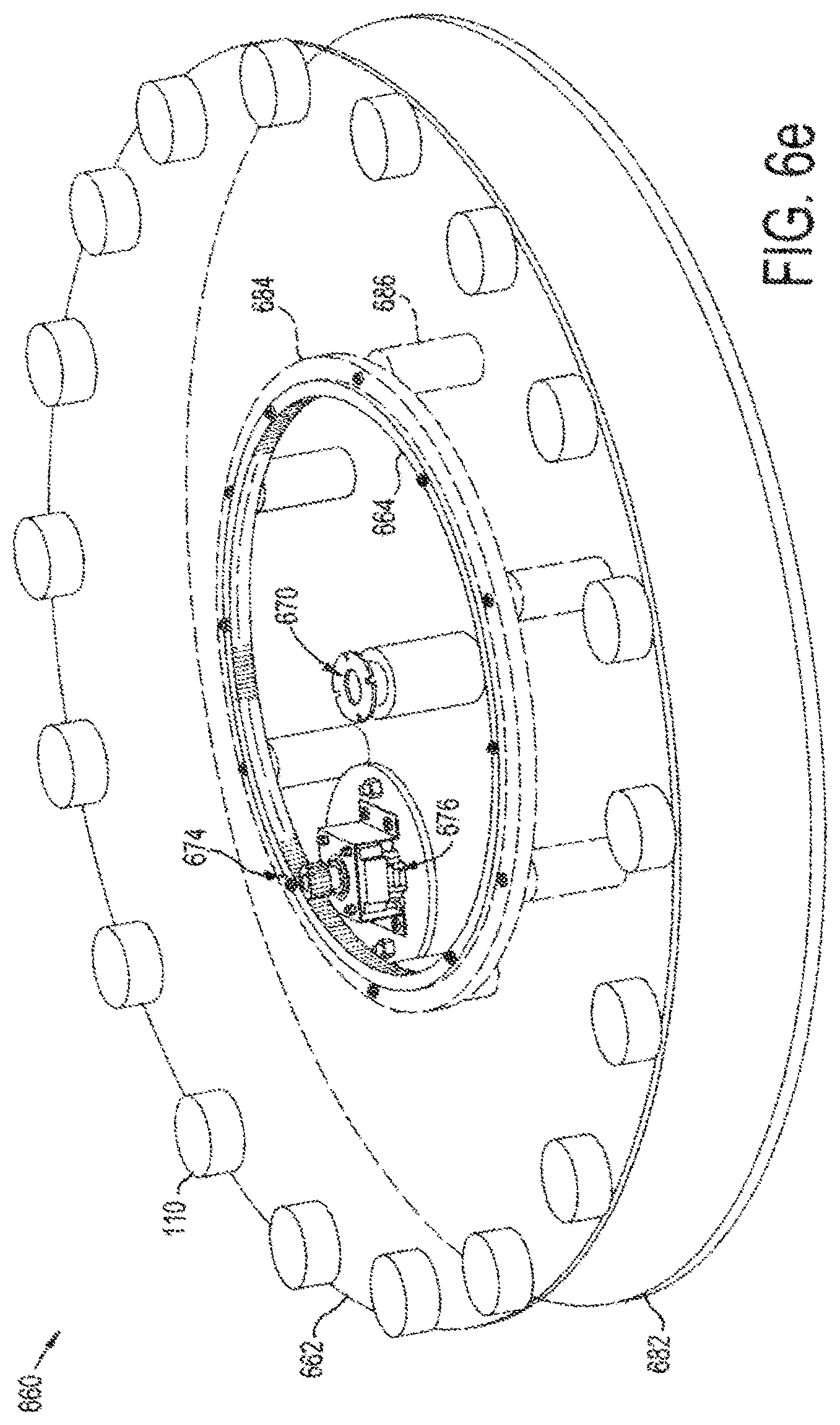 Patent US12316016 Figure 5 – Multi-band lens antenna system