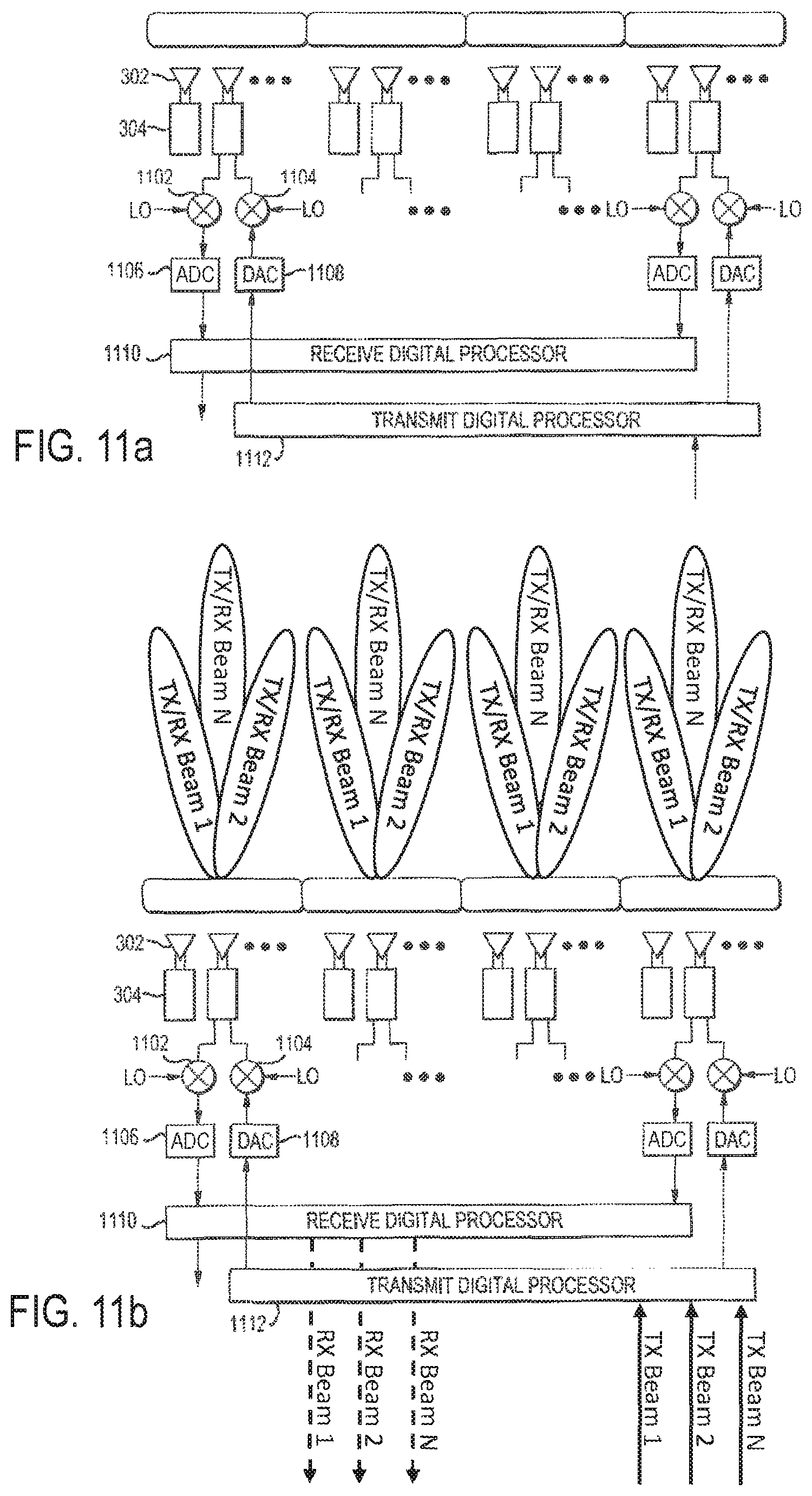 Patent US12316016 Figure 11 – Multi-band lens antenna system