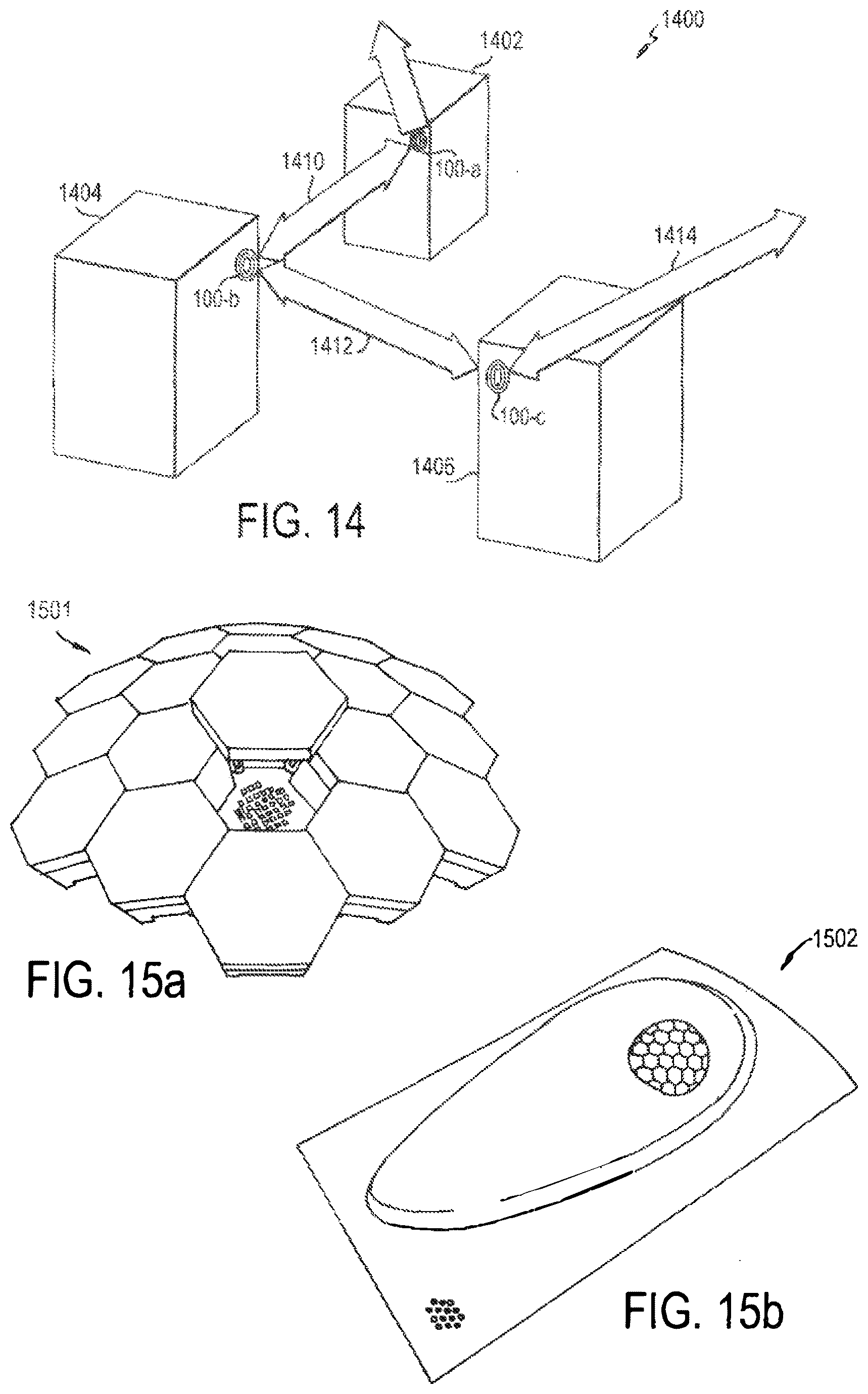 Patent US12316016 Figure 13 – Multi-band lens antenna system