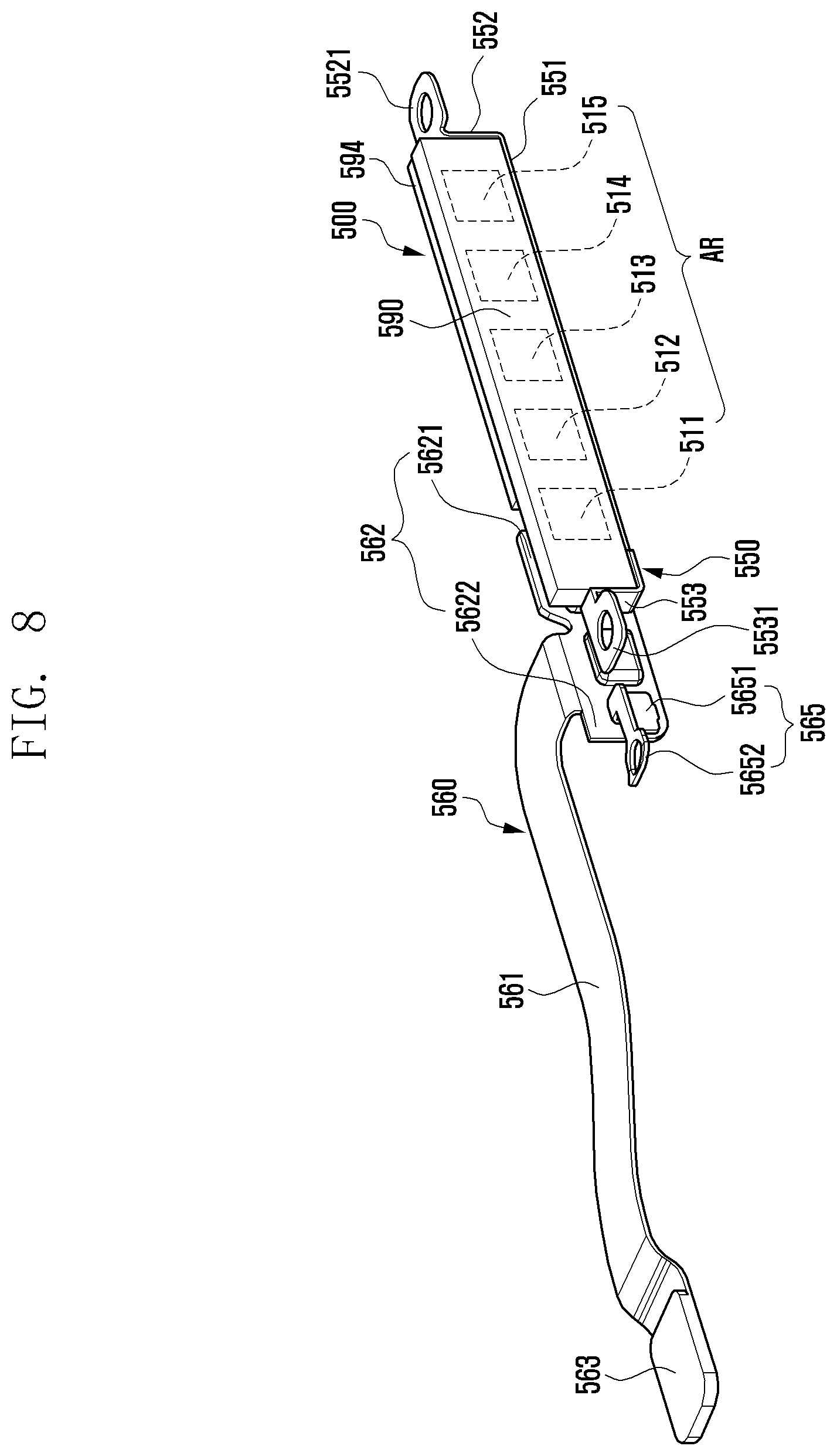 Patent US12316018 Figure 10 – Antenna and electronic device including the same