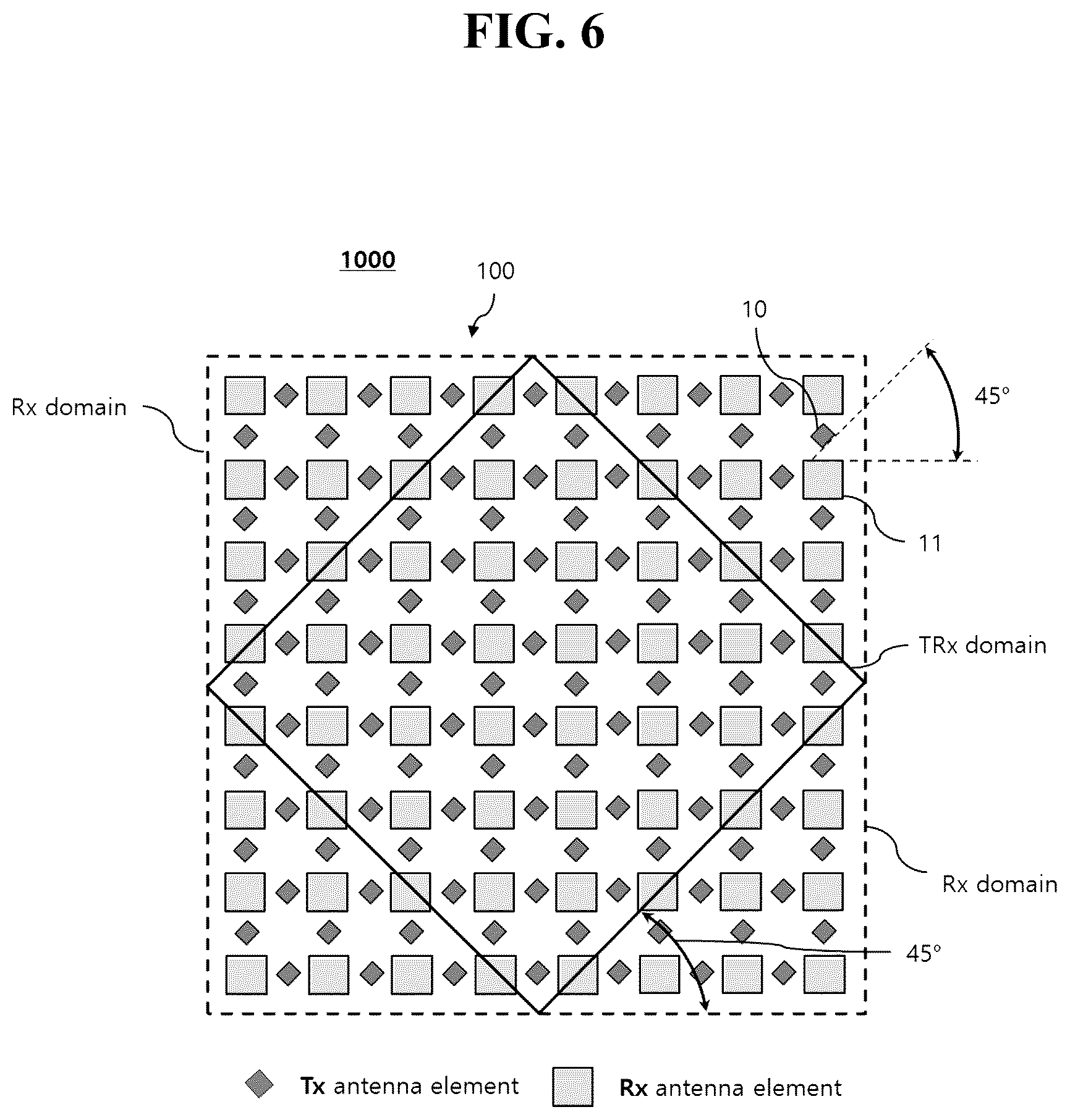 Patent US12316020 Figure 6 – Active phased array antenna