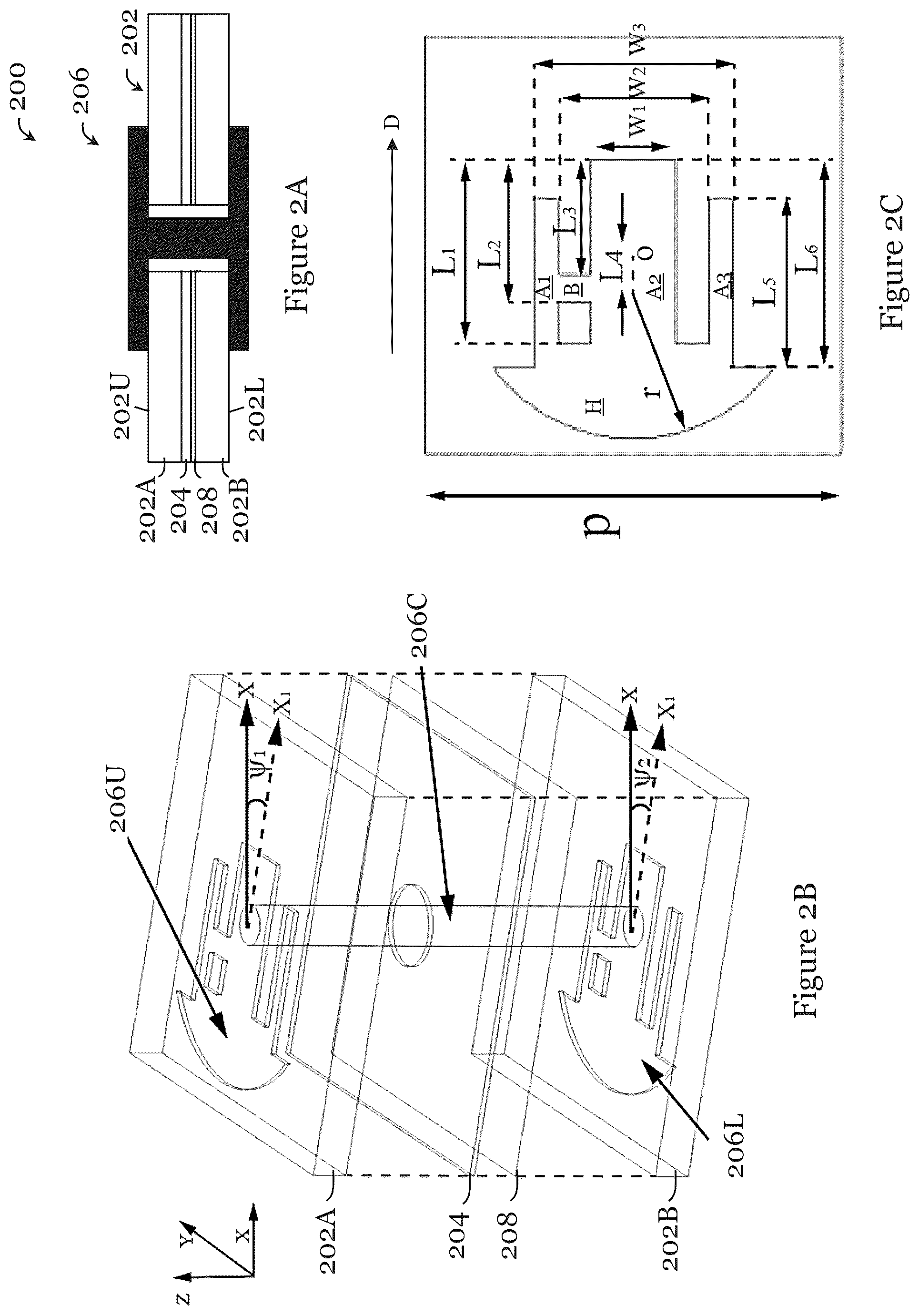Patent US12316024 Figure 2 – Antenna and metasurface structure for antenna
