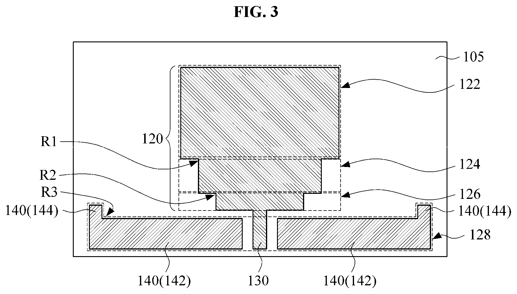 Patent US12316025 Figure 2 – Antenna structure including a plurlaity of radiating portions