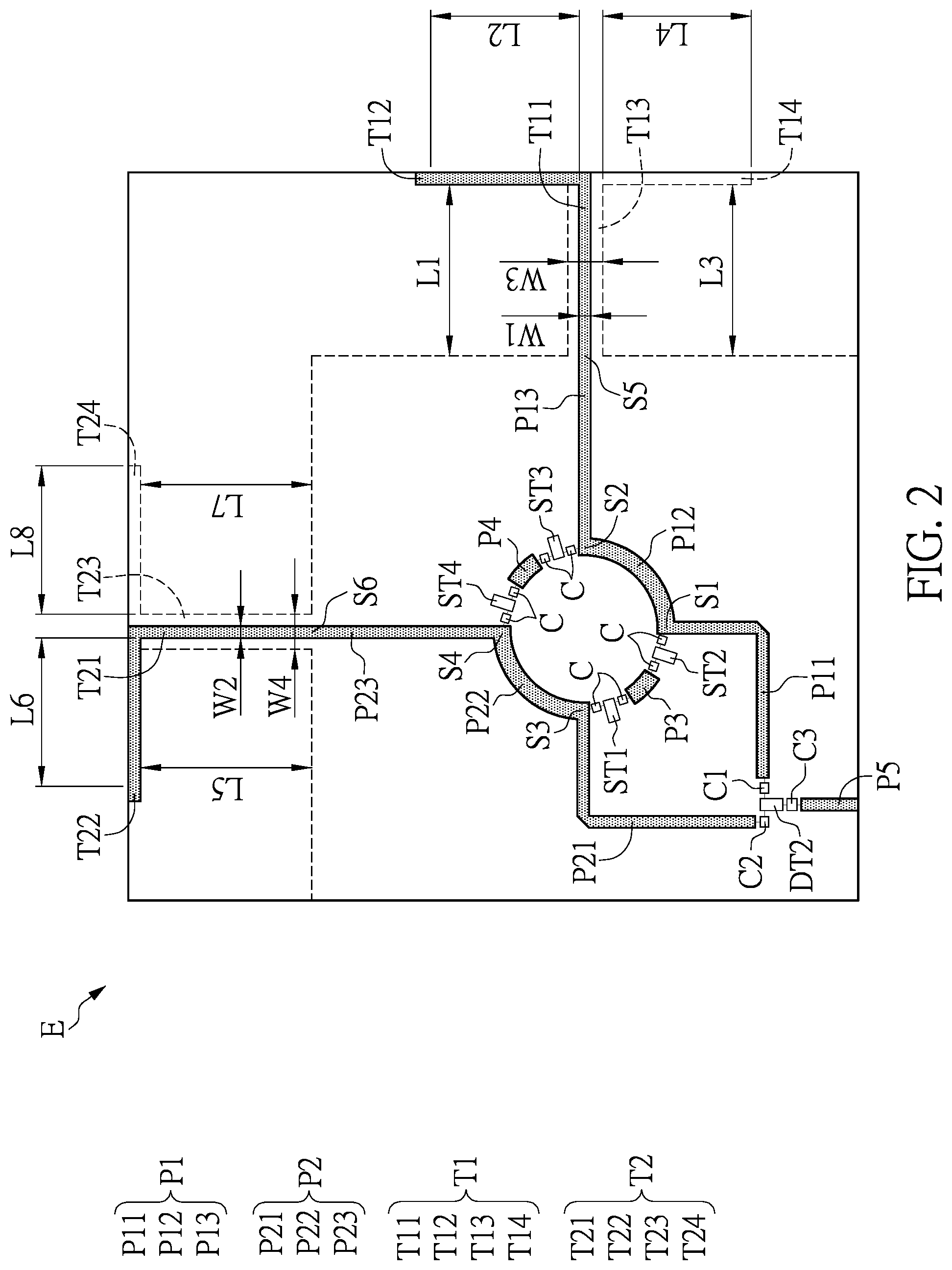 Patent US12316026 Figure 2 – Wireless communication device and antenna matching circuit