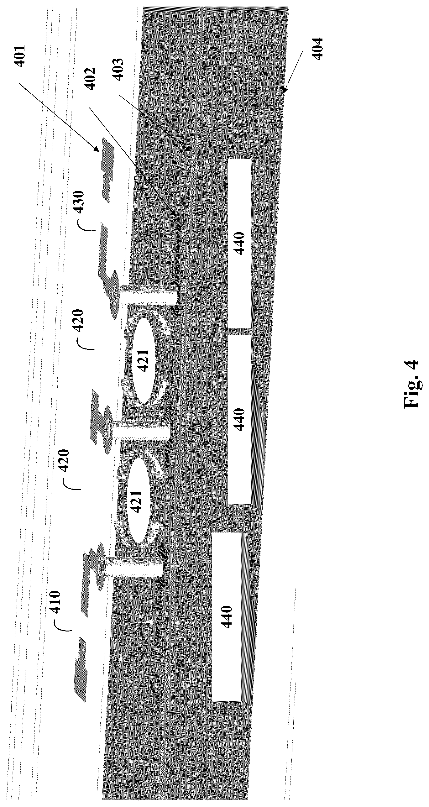Patent US12316034 Figure 4 – Antenna array for passively modulating radio frequency signals