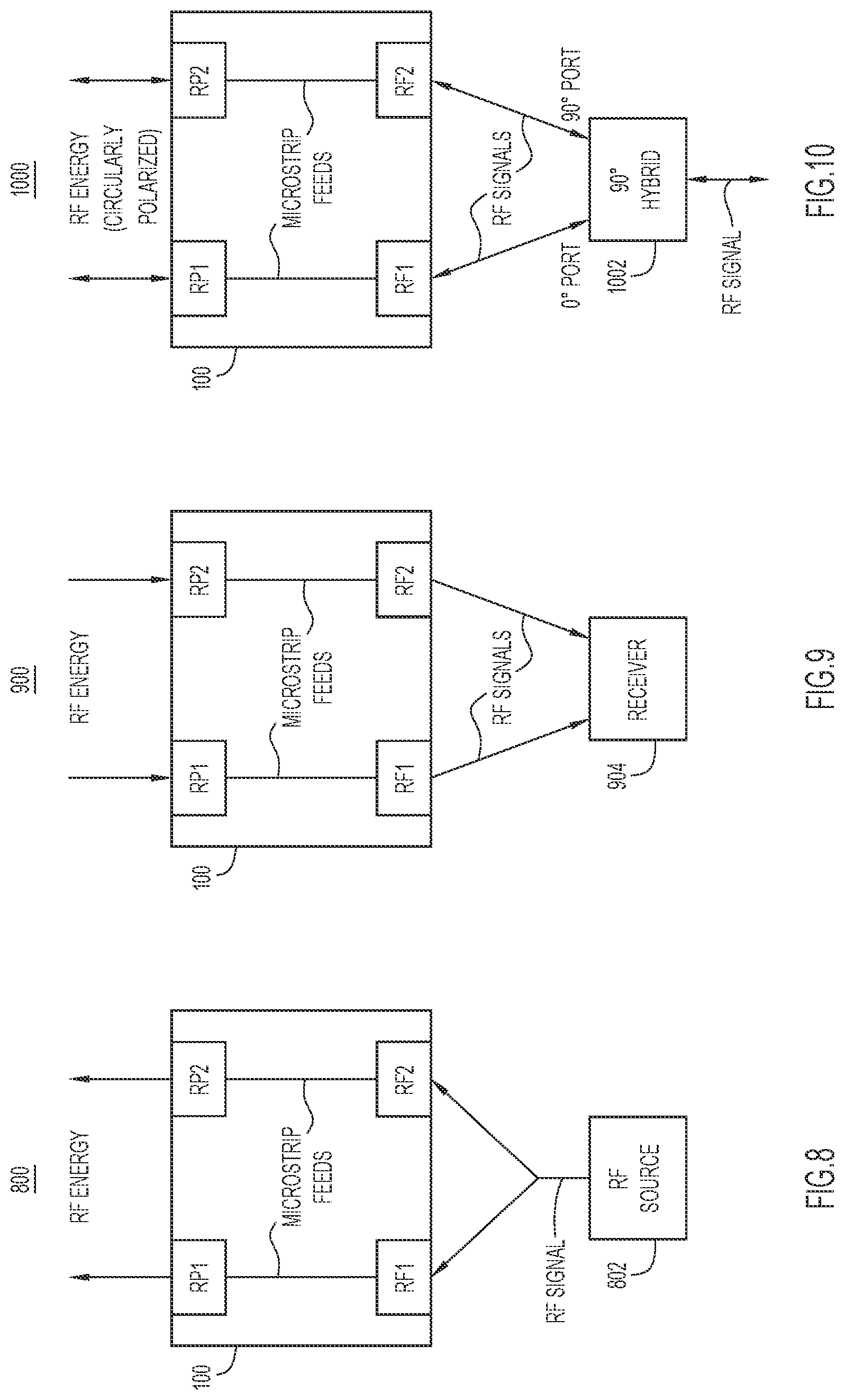 Patent US12316035 Figure 8 – Coincident phase center, microstrip fed, planar ultrawideband modular antenna