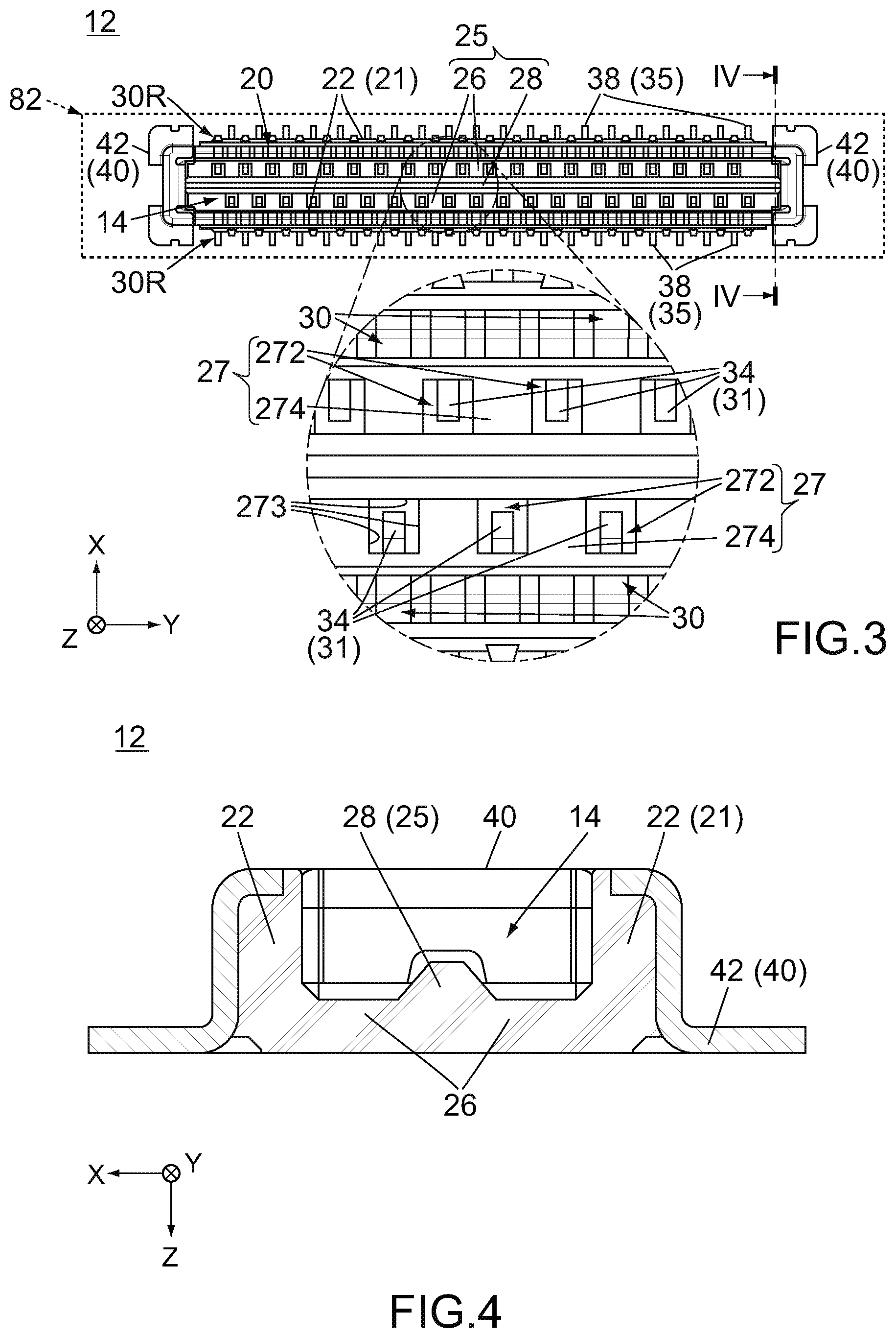 Patent US12316037 Figure 2 – Connector, mating connector and connection device