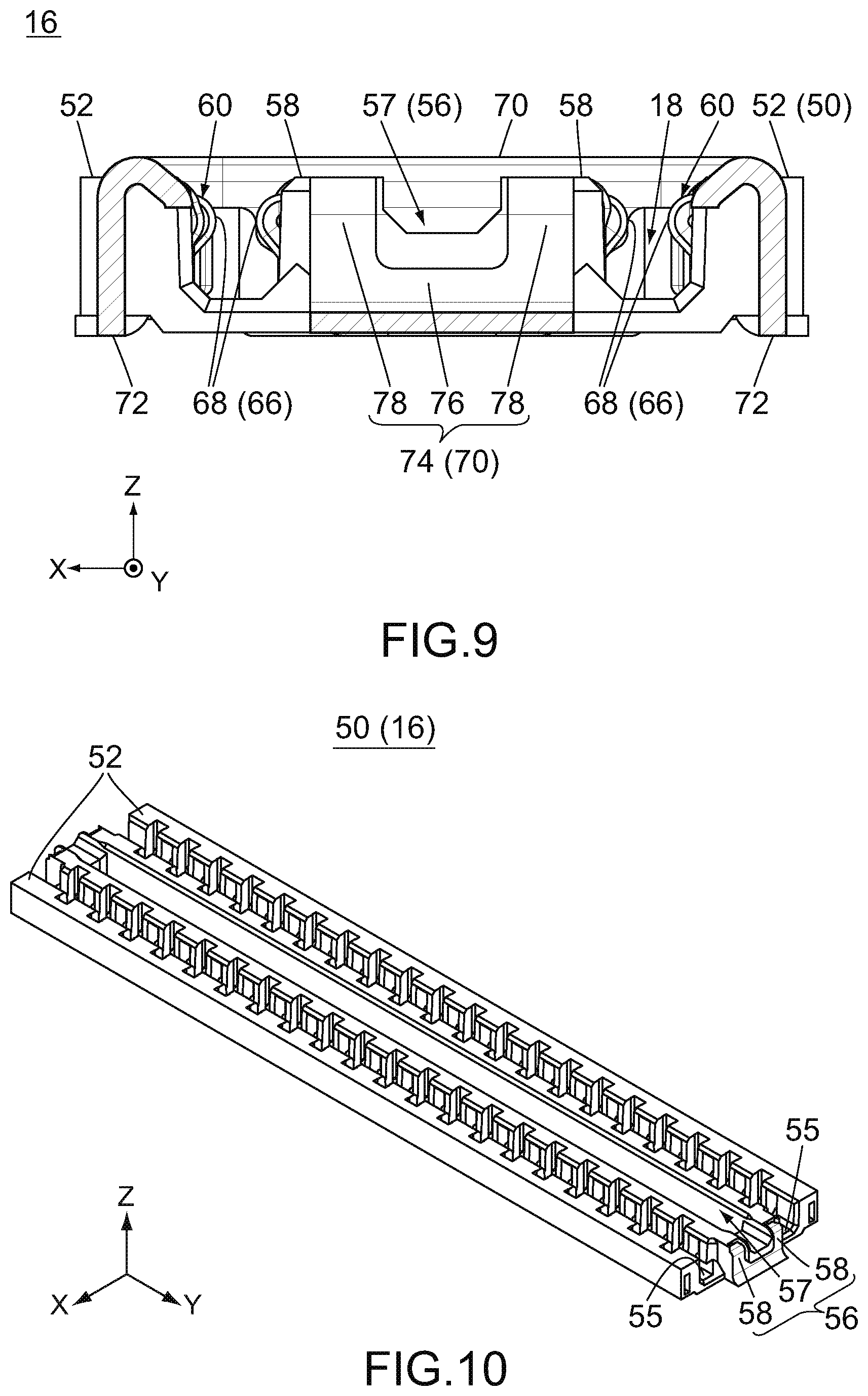 Patent US12316037 Figure 5 – Connector, mating connector and connection device
