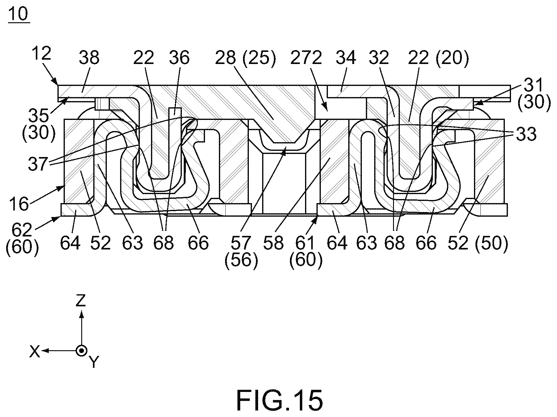 Patent US12316037 Figure 8 – Connector, mating connector and connection device