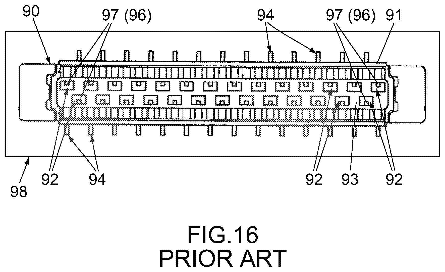 Patent US12316037 Figure 9 – Connector, mating connector and connection device