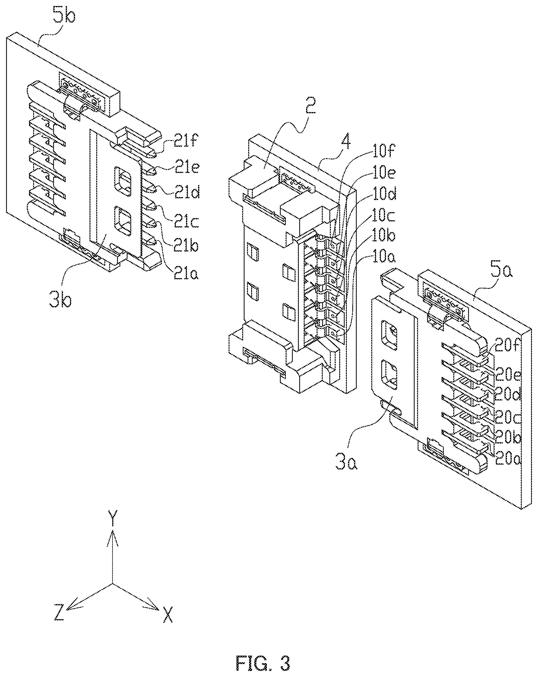 Patent US12316039 Figure 3 – Connector and connector set