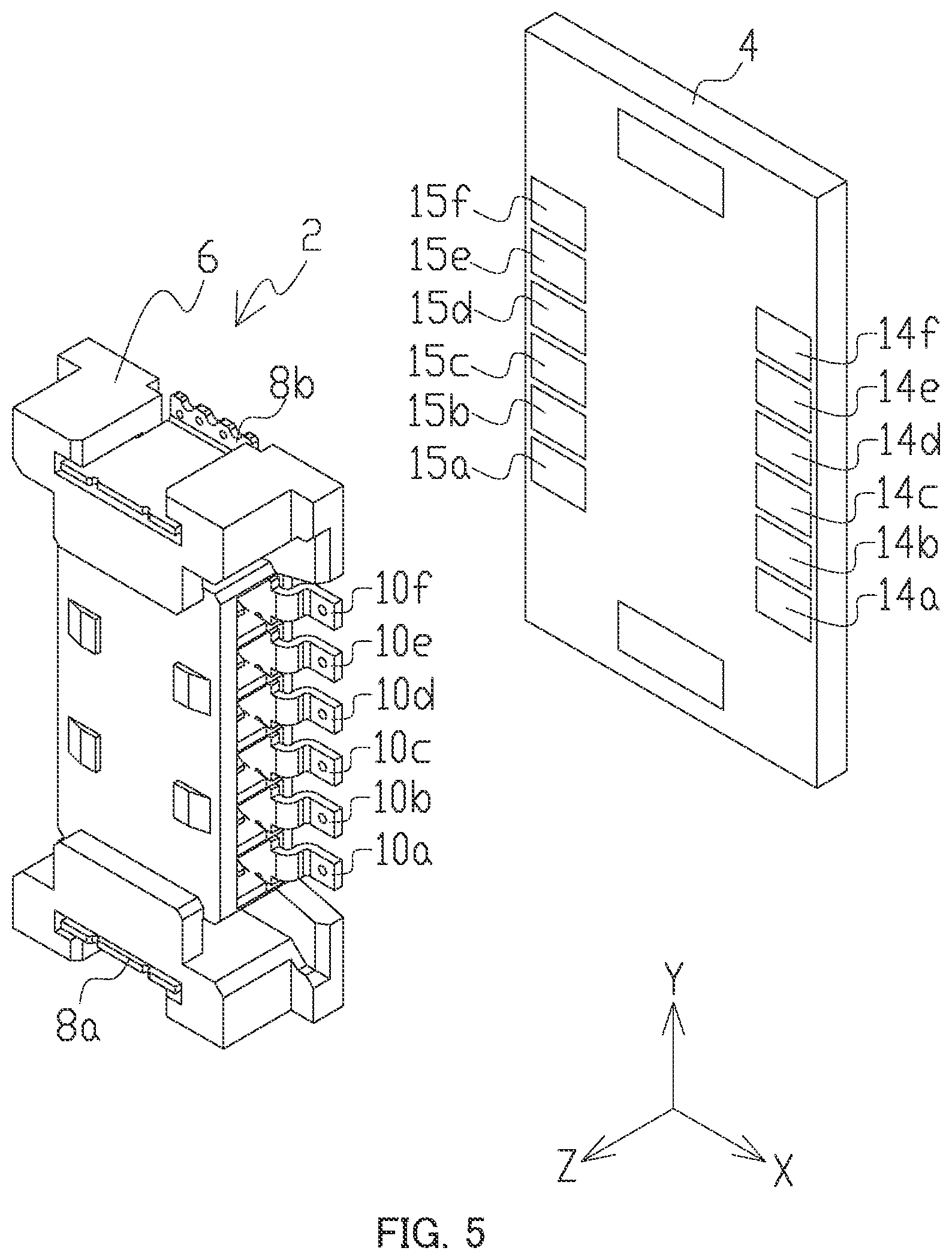 Patent US12316039 Figure 5 – Connector and connector set
