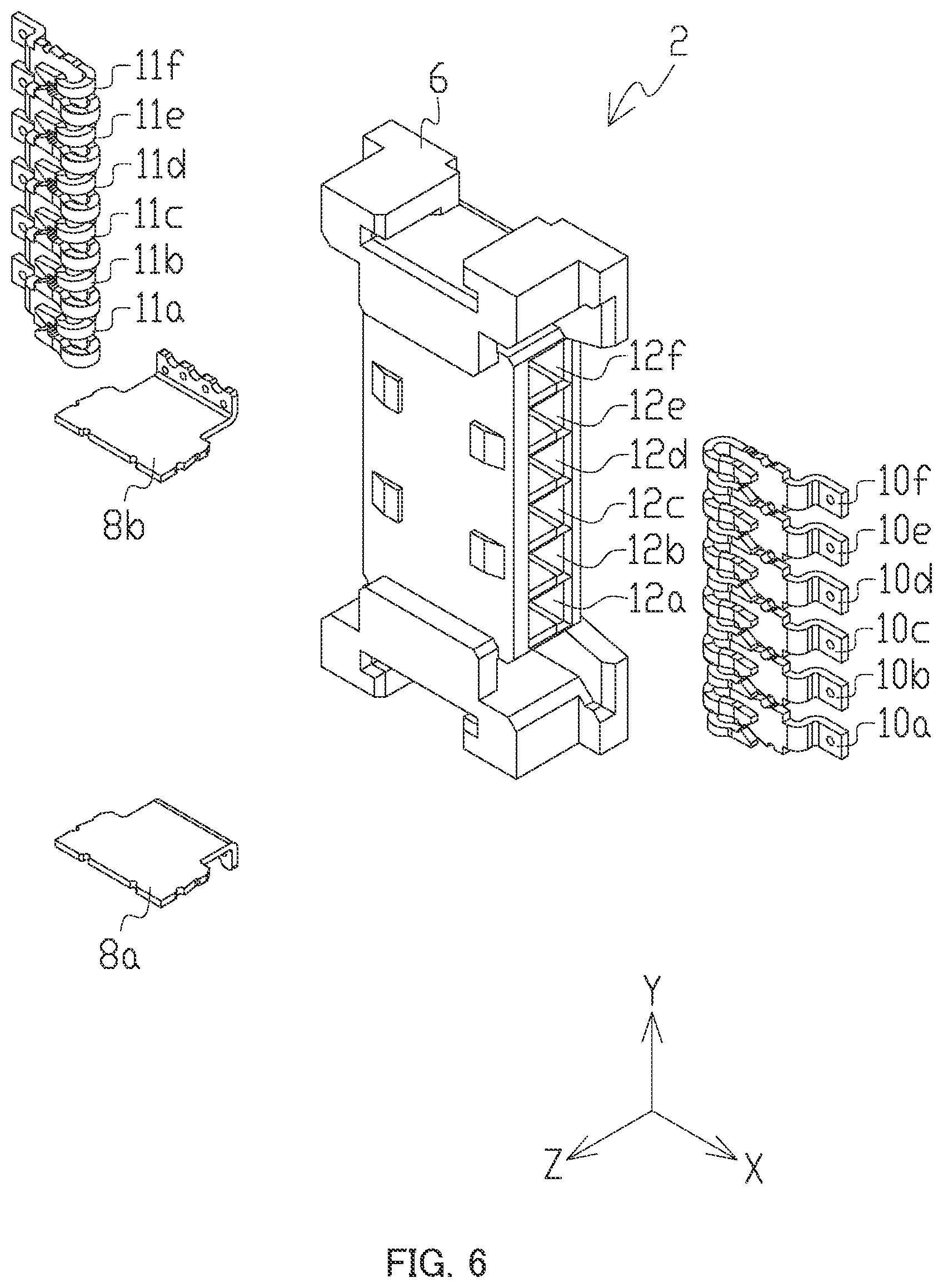 Patent US12316039 Figure 6 – Connector and connector set