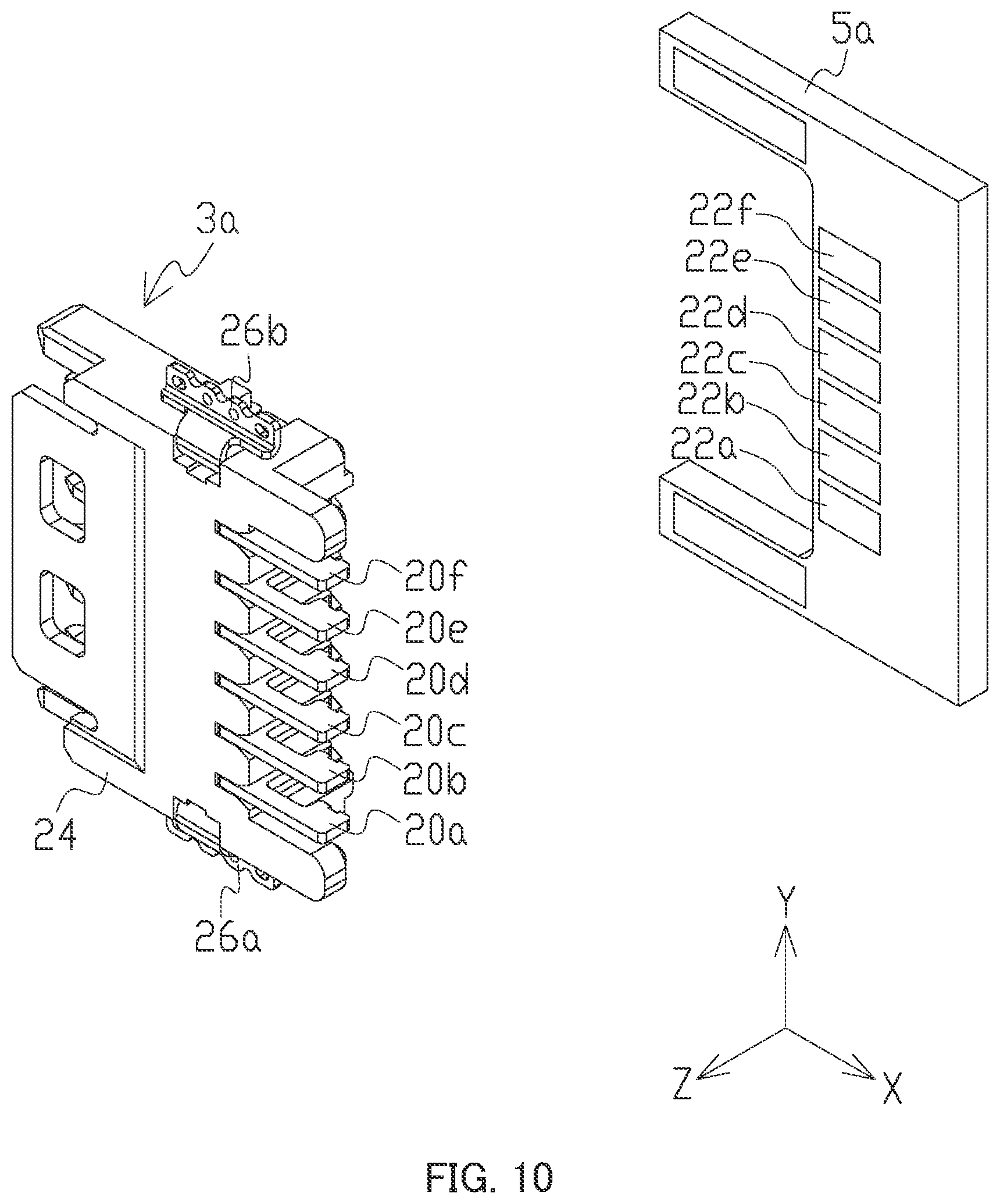 Patent US12316039 Figure 10 – Connector and connector set