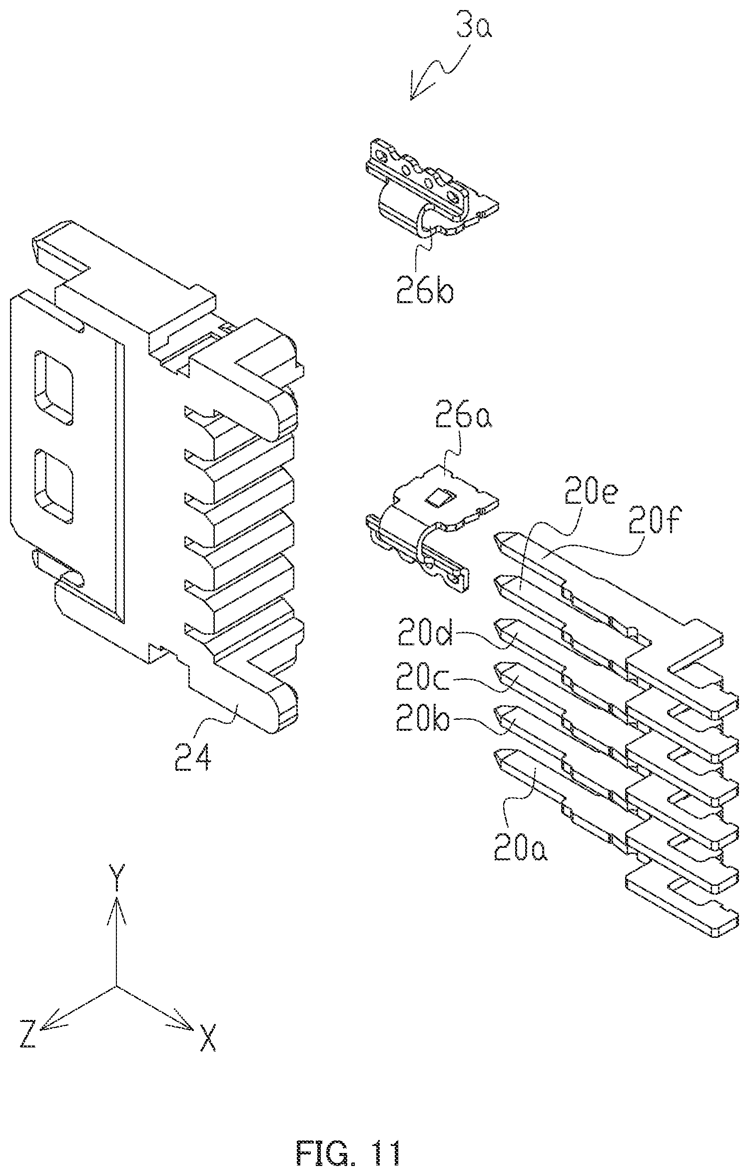 Patent US12316039 Figure 11 – Connector and connector set