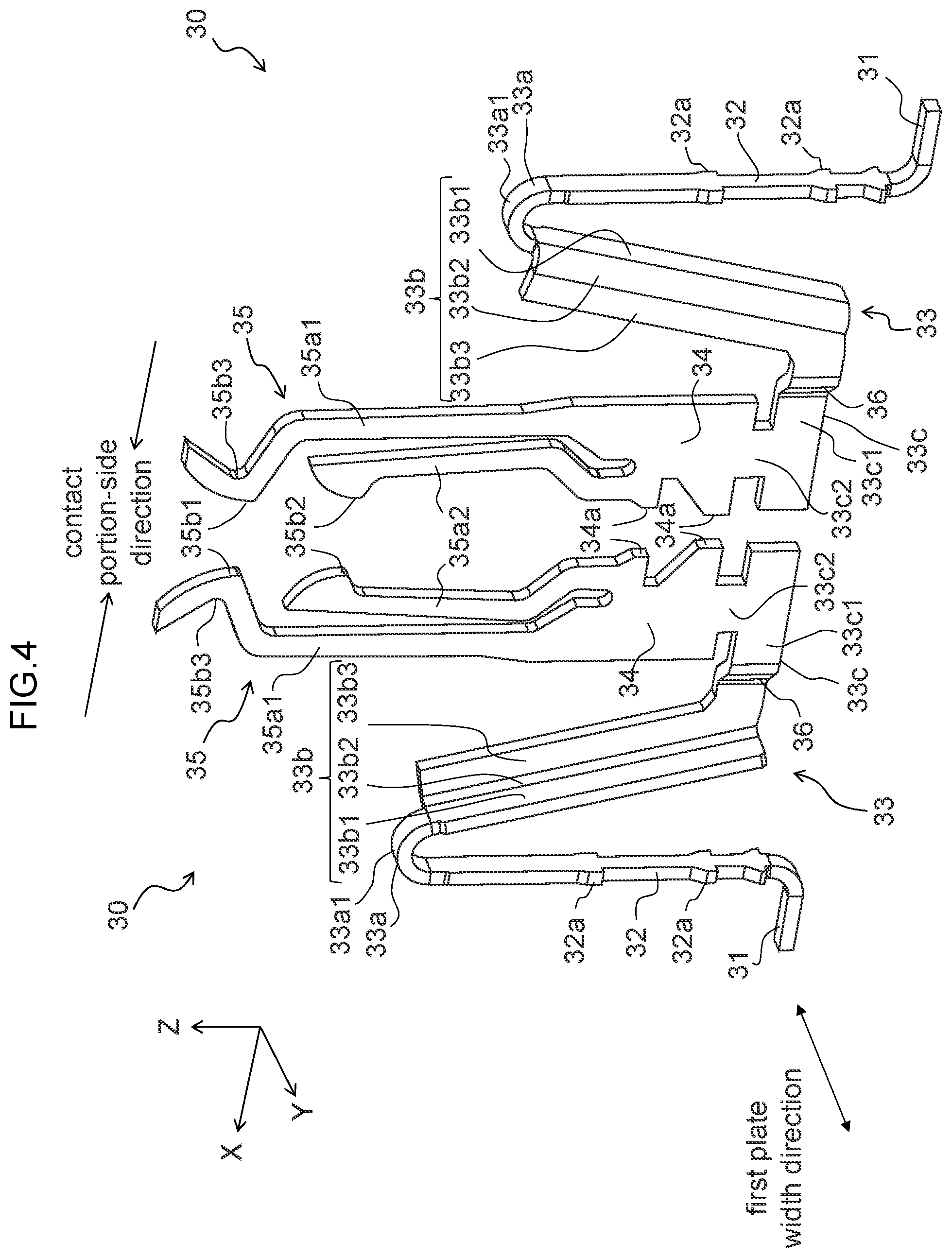 Patent US12316041 Figure 4 – Connector
